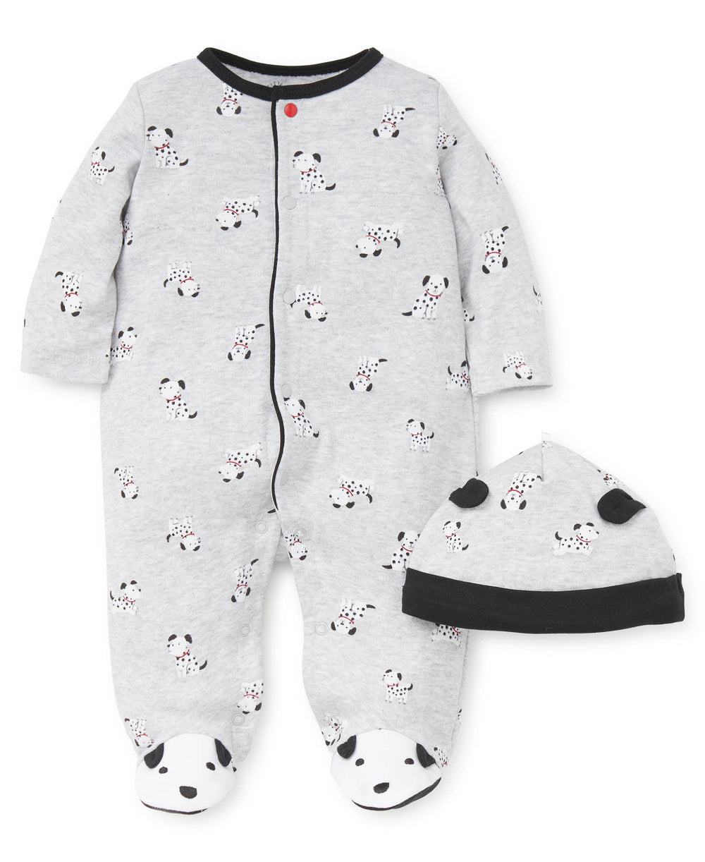 Little Me Boys Footie Pajamas with Hat