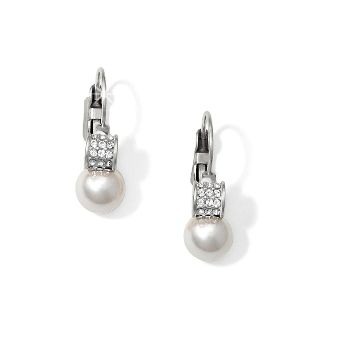 {Brighton} Meridian Petite Pearl Leverback Earrings
