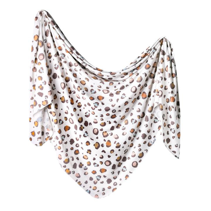 [Copper Pearl] Knit Swaddle Blanket