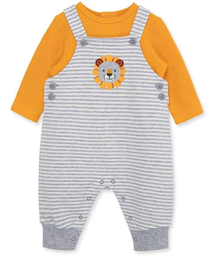 Little Me Lion Overall Set
