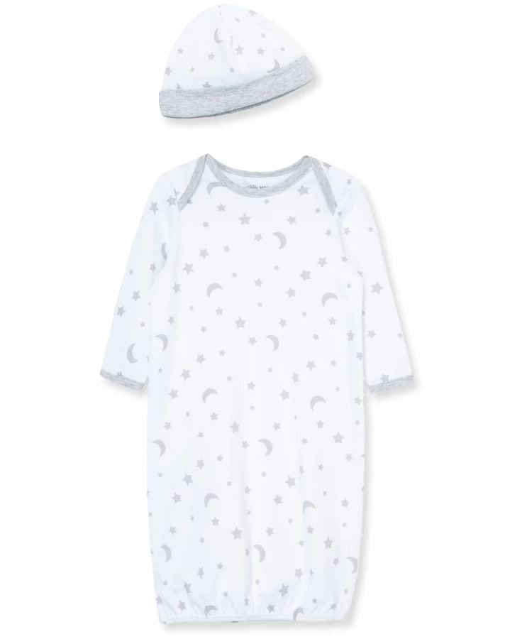 Little Me Boys Gown with Hat