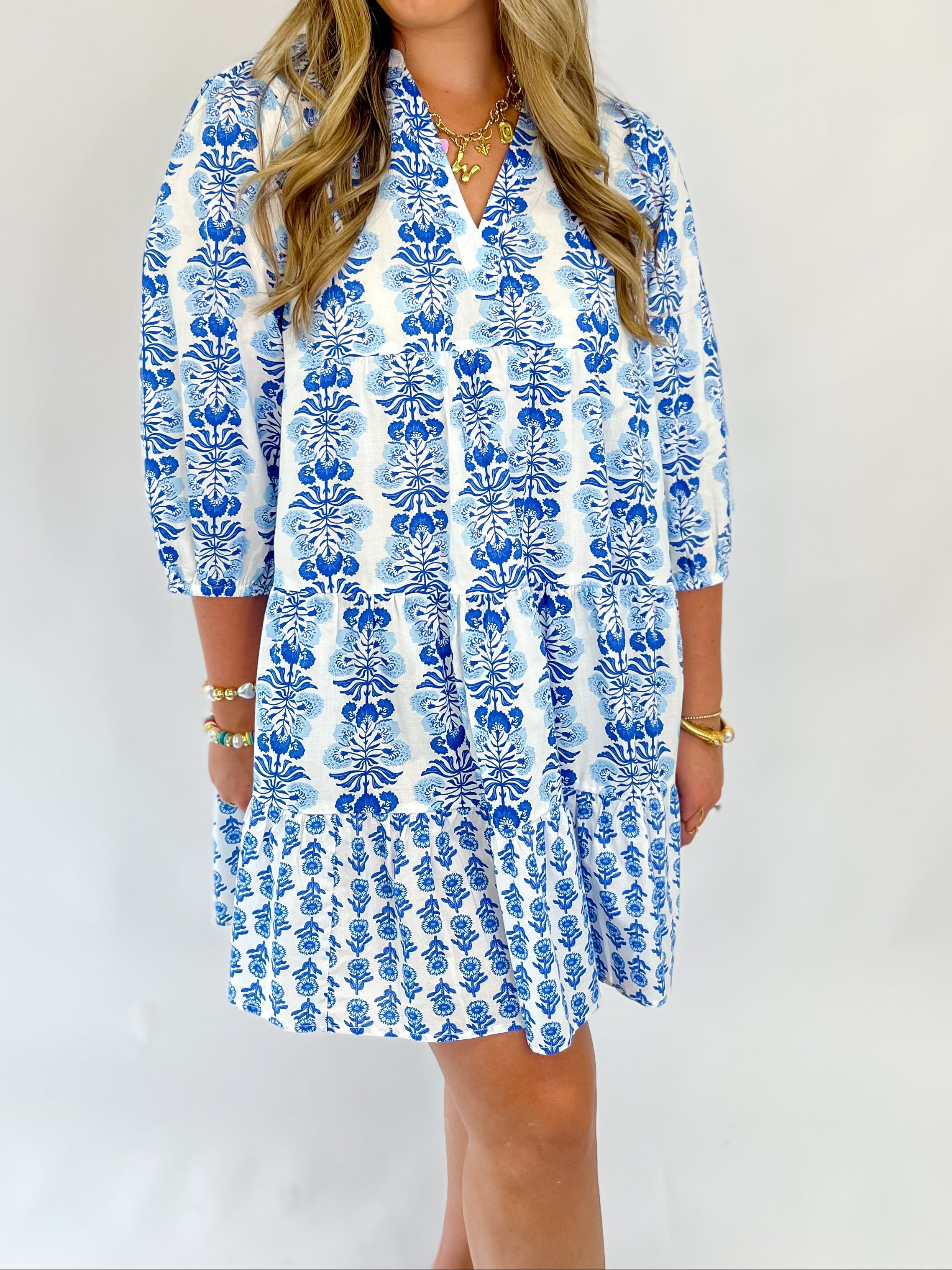 Pace Tunic Dress - Blue