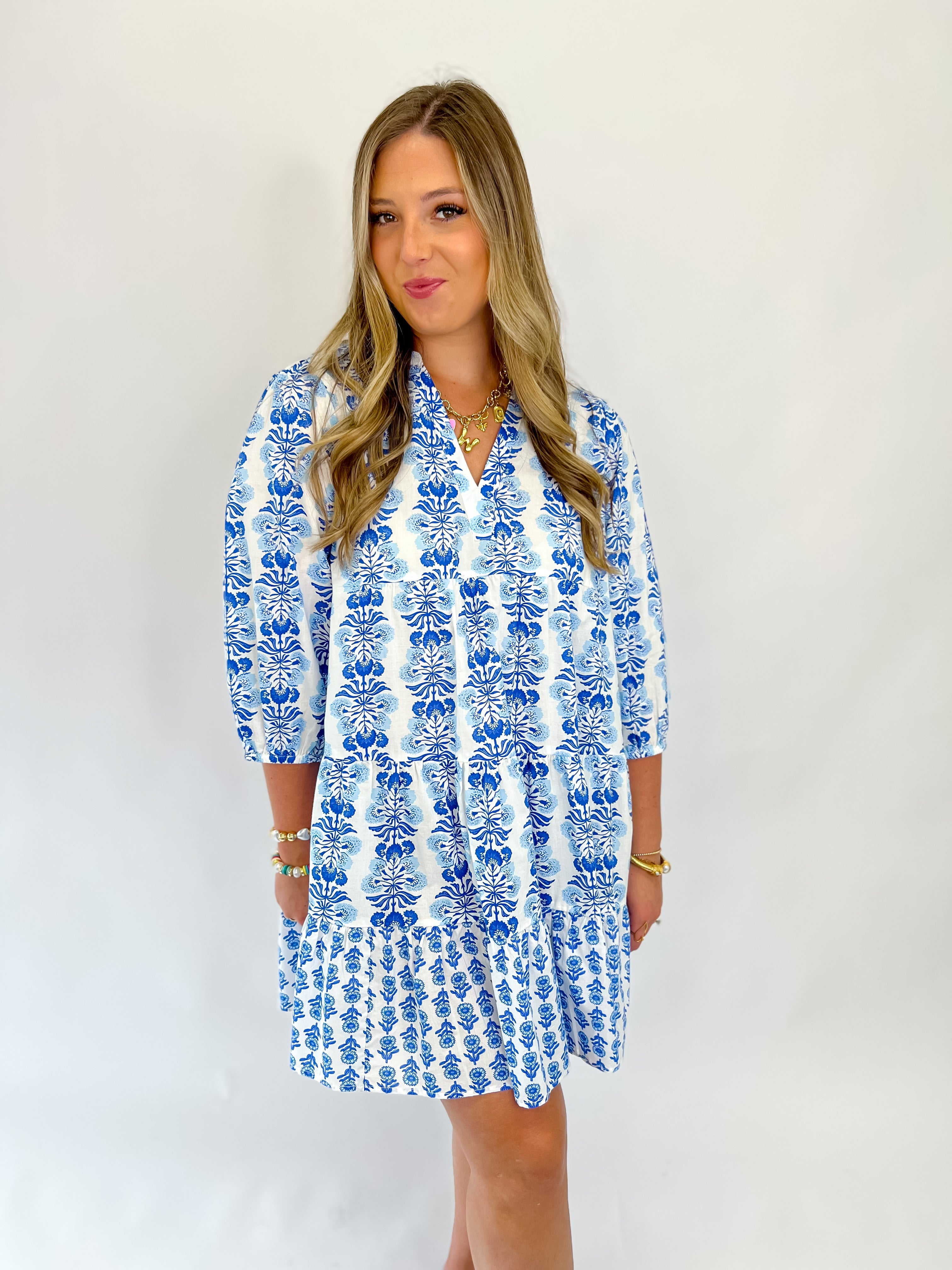 Pace Tunic Dress - Blue