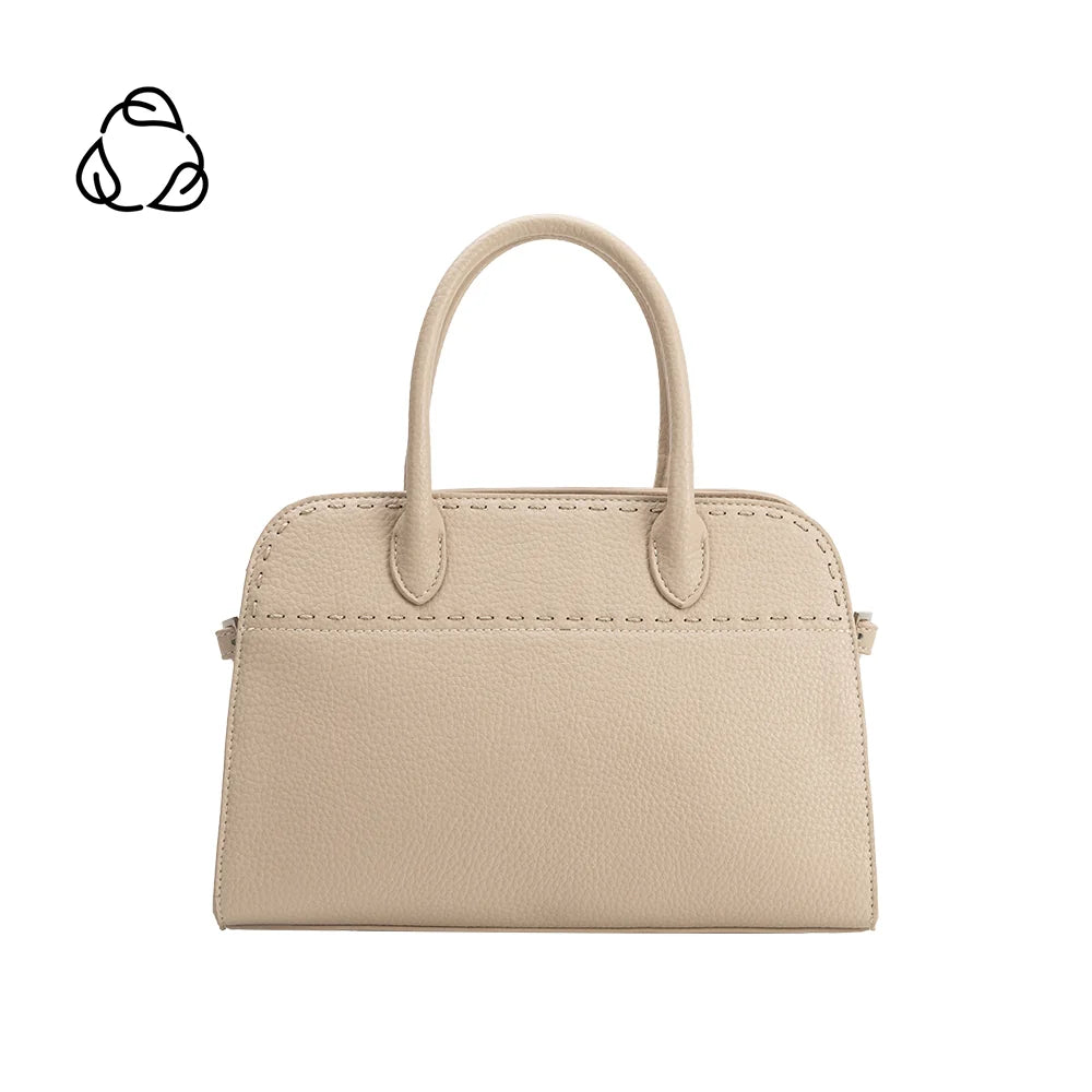 Marlo Vegan Leather Top Handle Bag-Bone