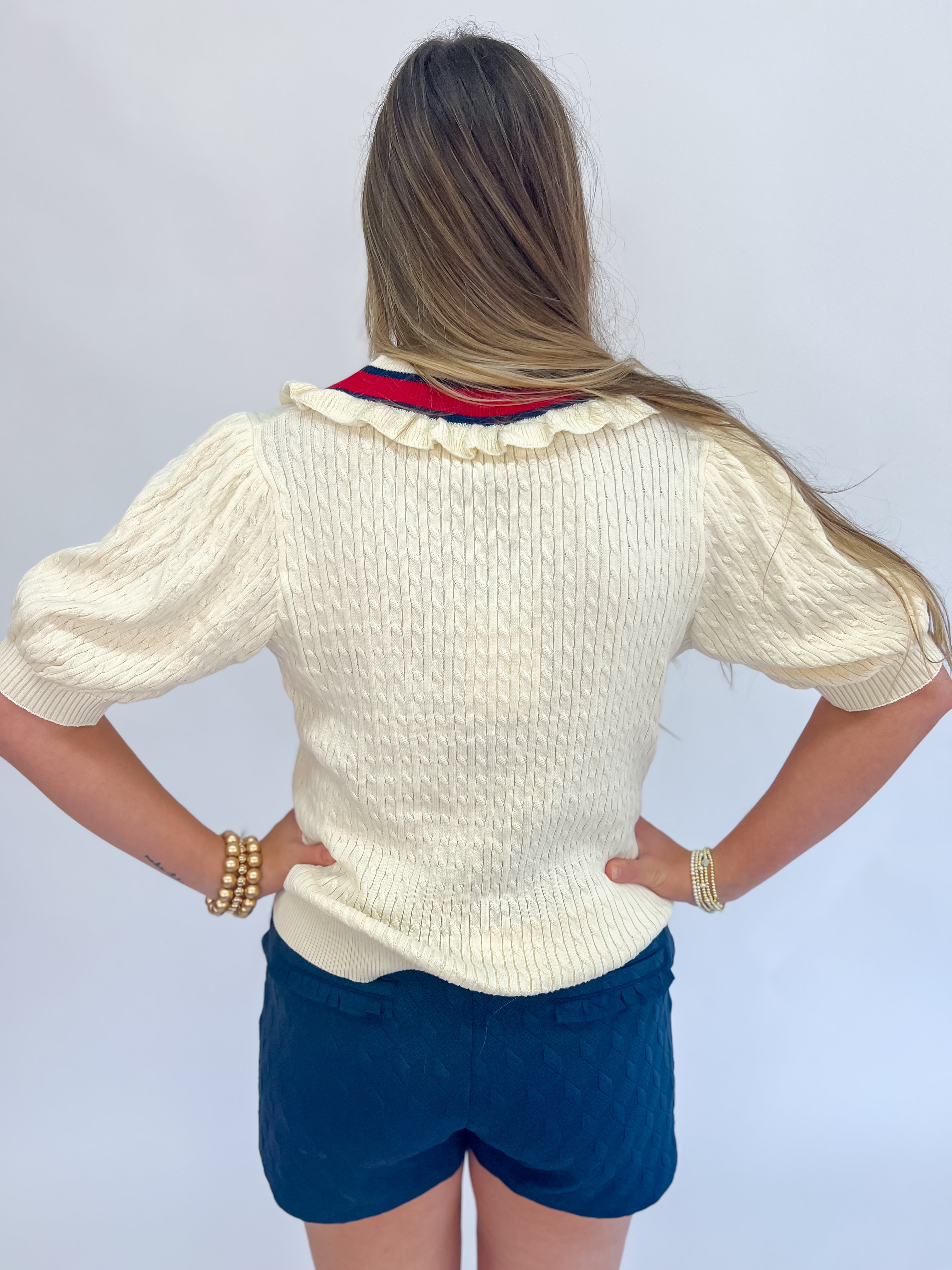 Simply Radiant V-Neck Sweater Top