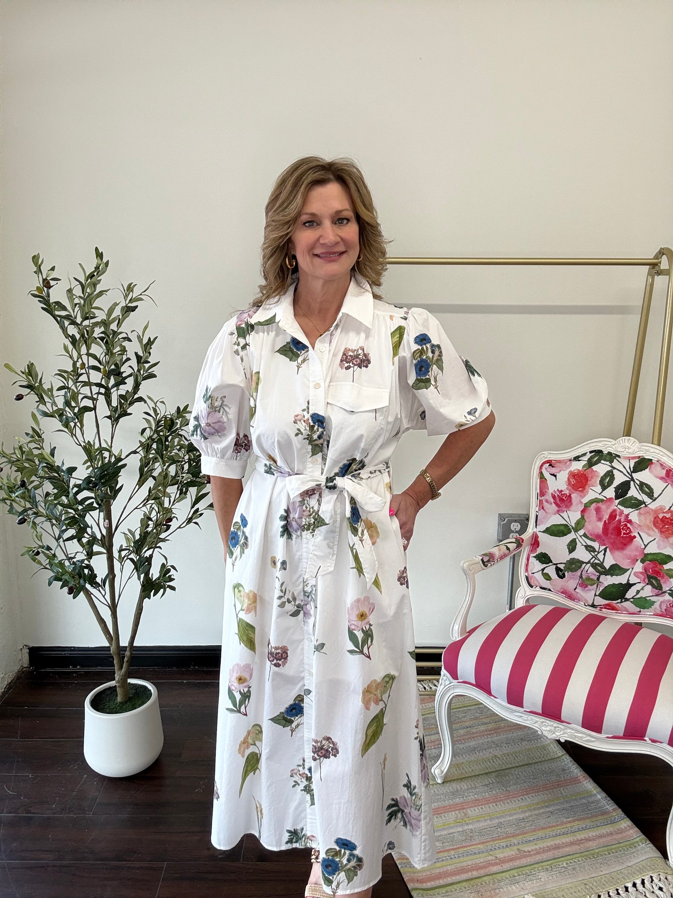 Wildflower Button Down Dress