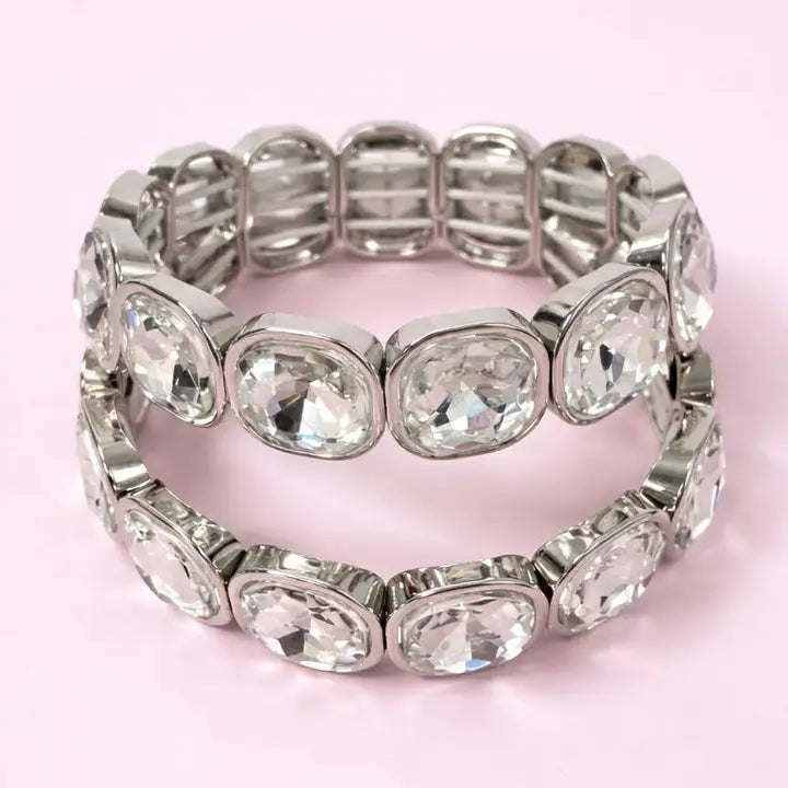 Silver Glam Bracelet