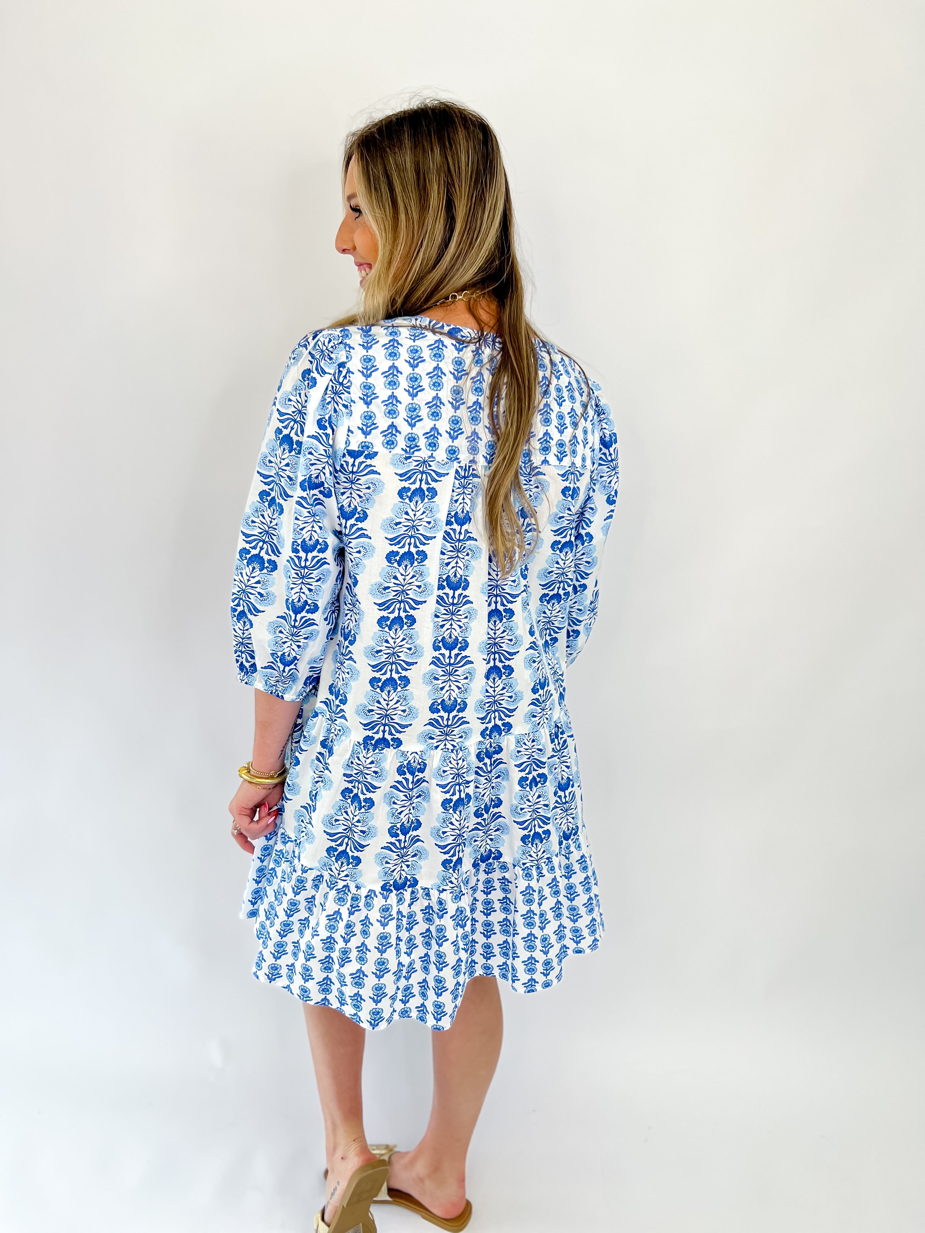 Pace Tunic Dress - Blue