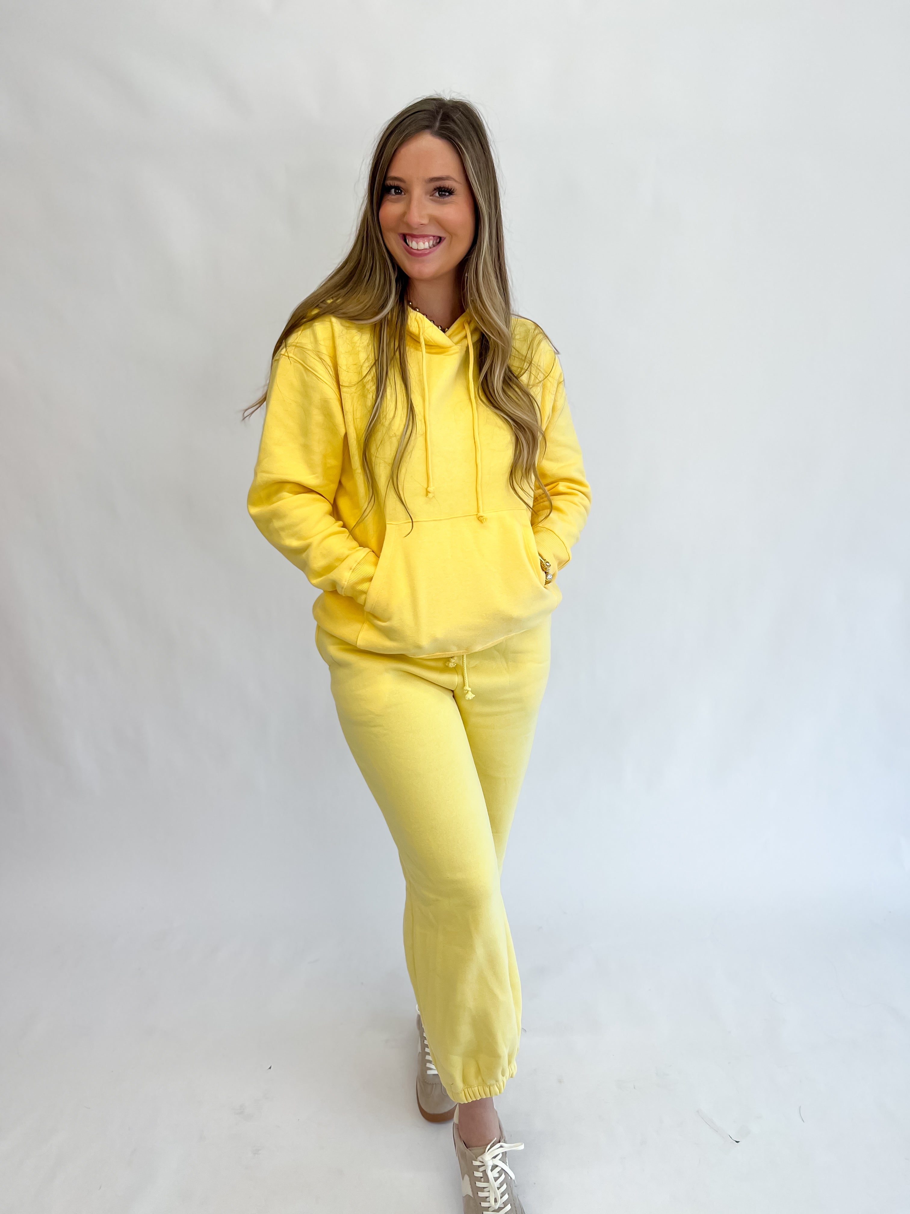 Lemon Drop Cozy Jogger Pants