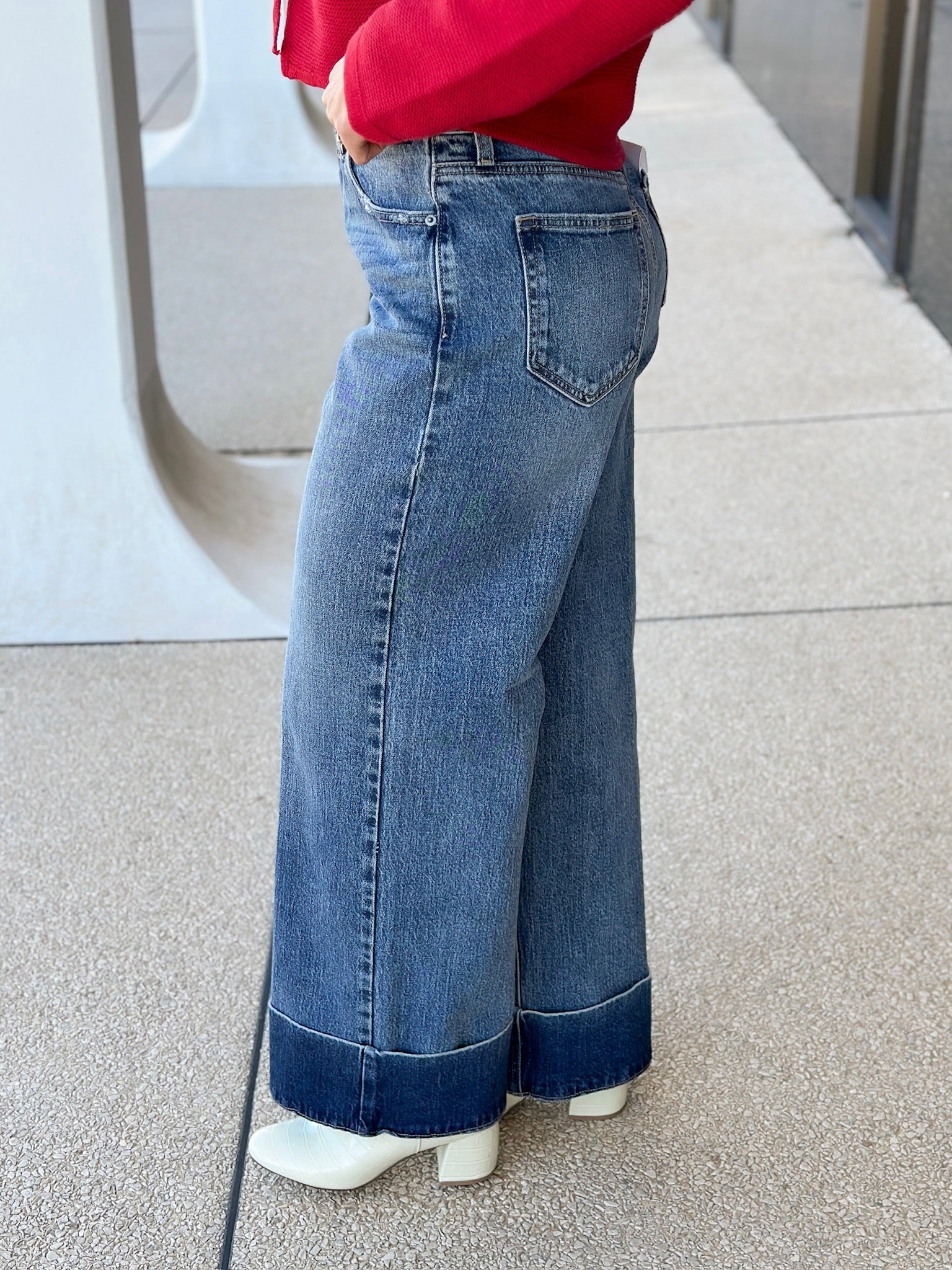 Meagan Cuffed Hem Jeans