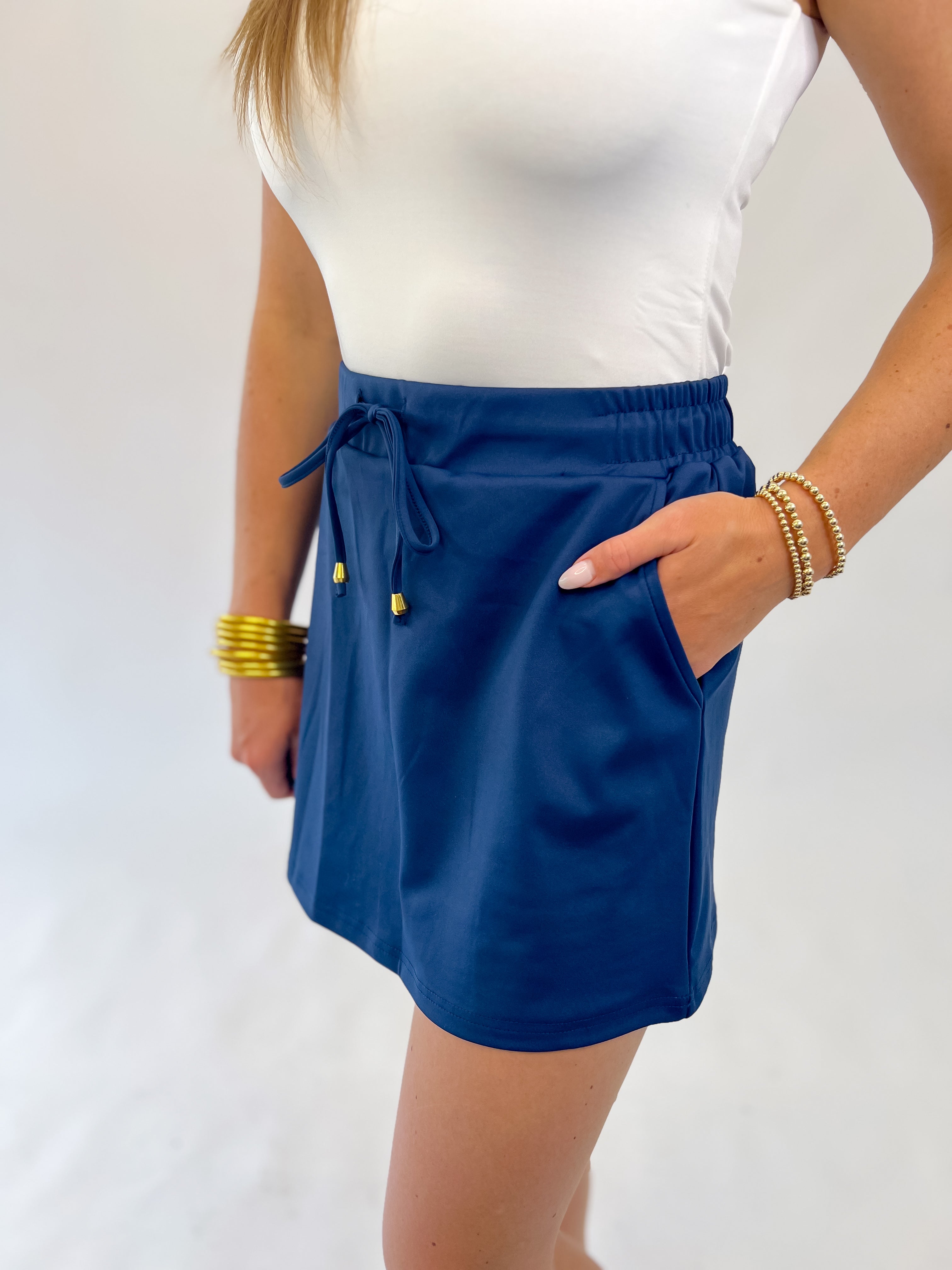 Jess Lea Navy Skort