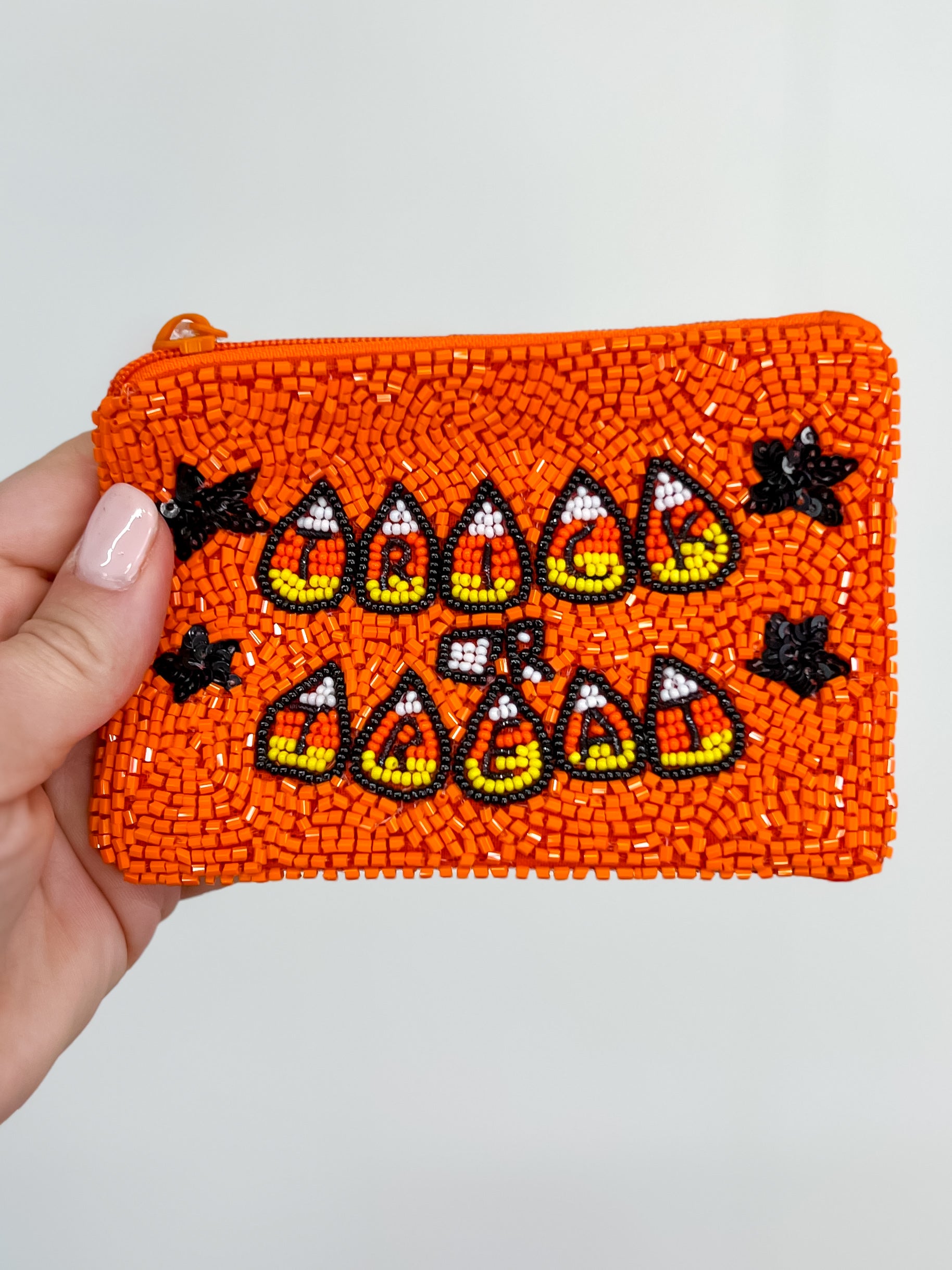 Beaded Coin Purse-Trick or Treat