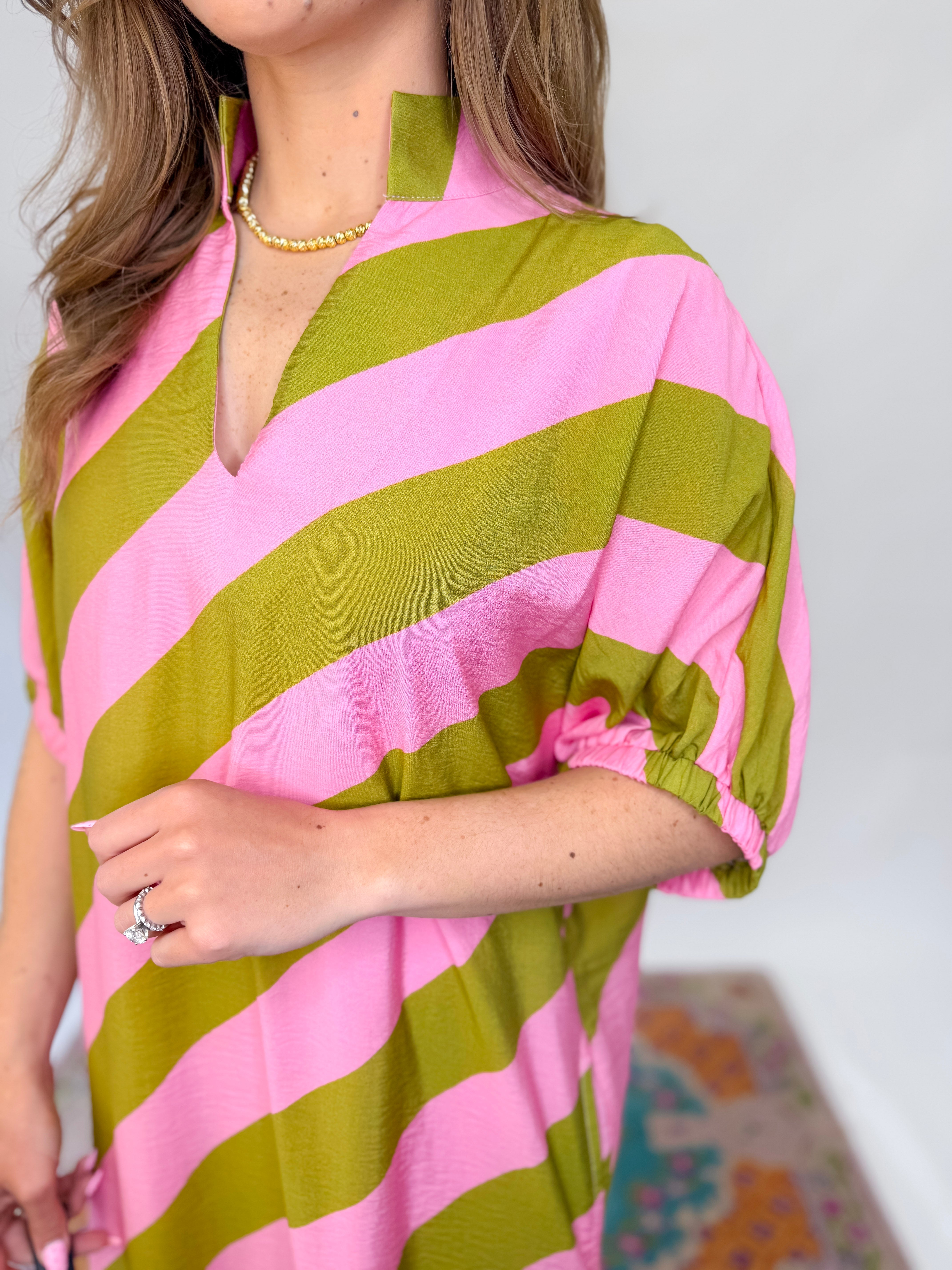 Capri Midi Dress - Kiwi Pink