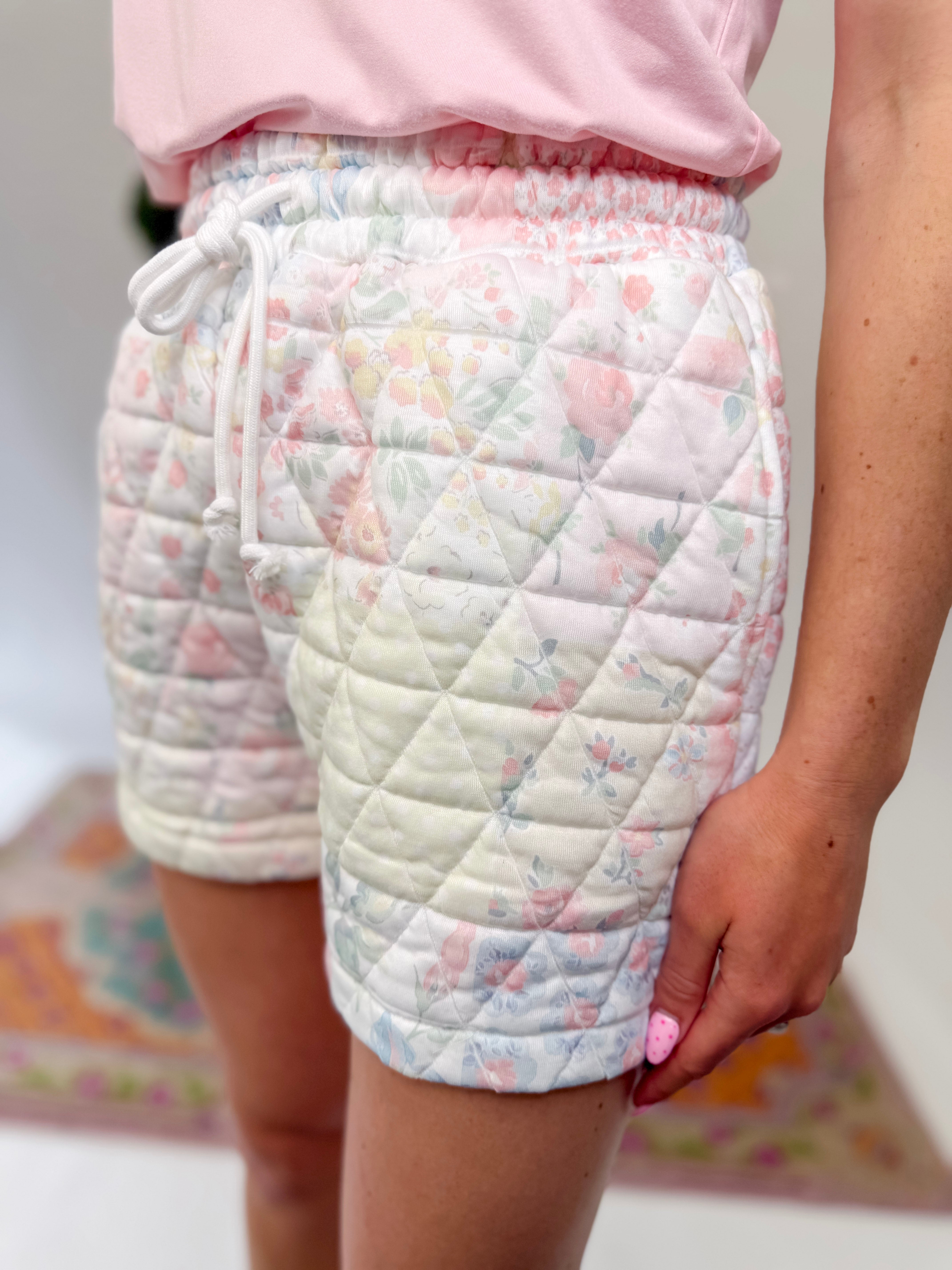 Spring Fling Textured Shorts