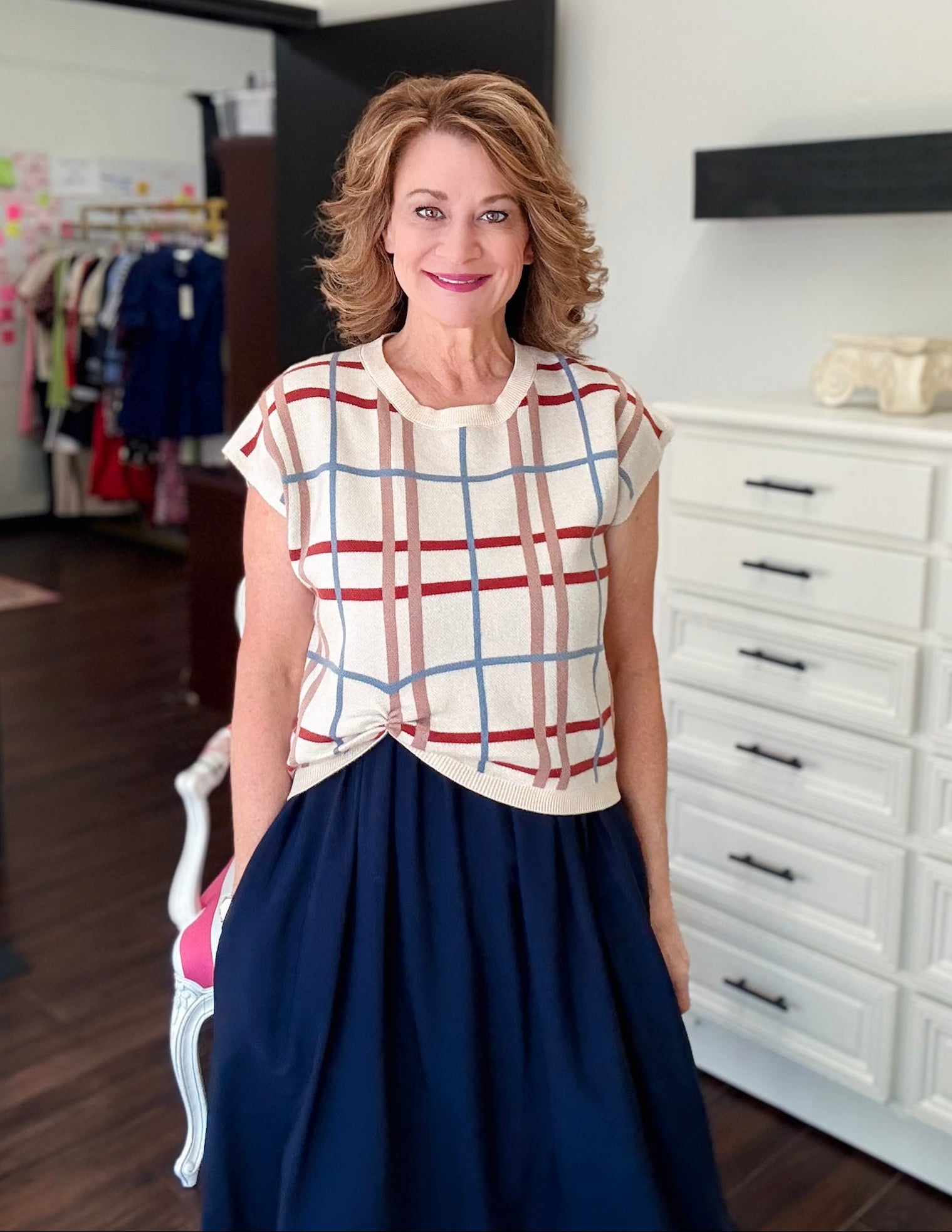 Timeless Twofer Dress - Ecru