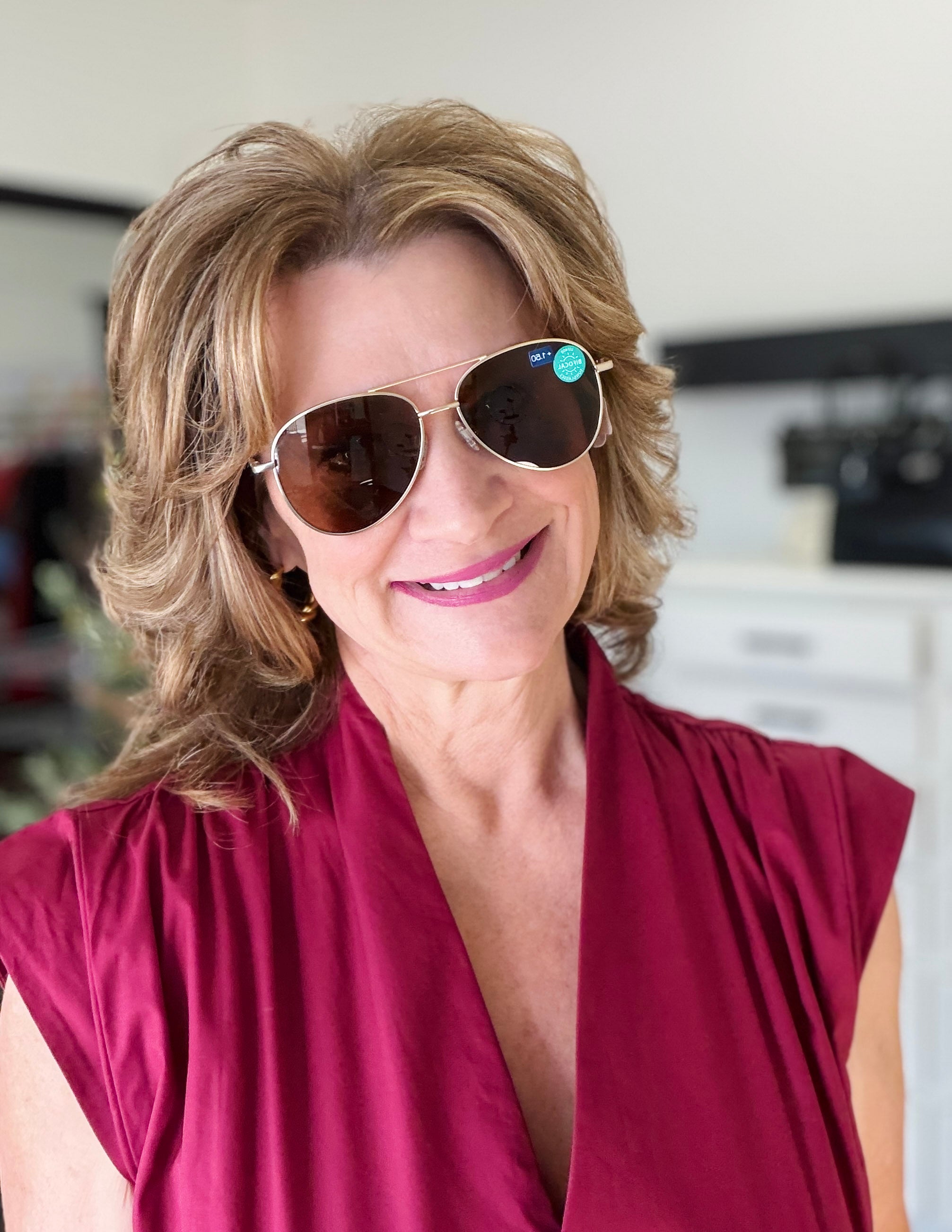 Ultraviolet Bifocal Sunglasses-Gold