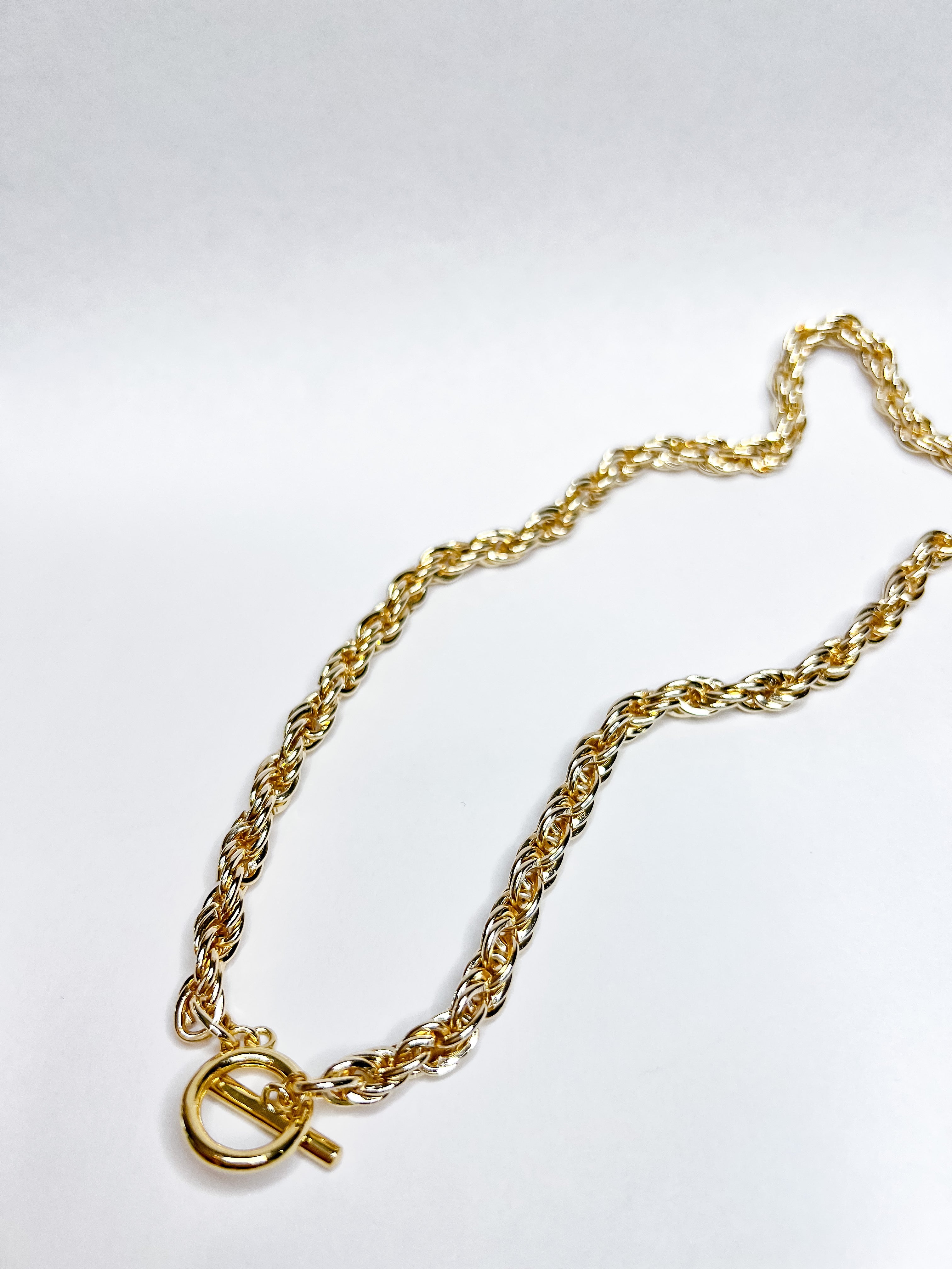 Twisted gold chain – Princess Jewellery