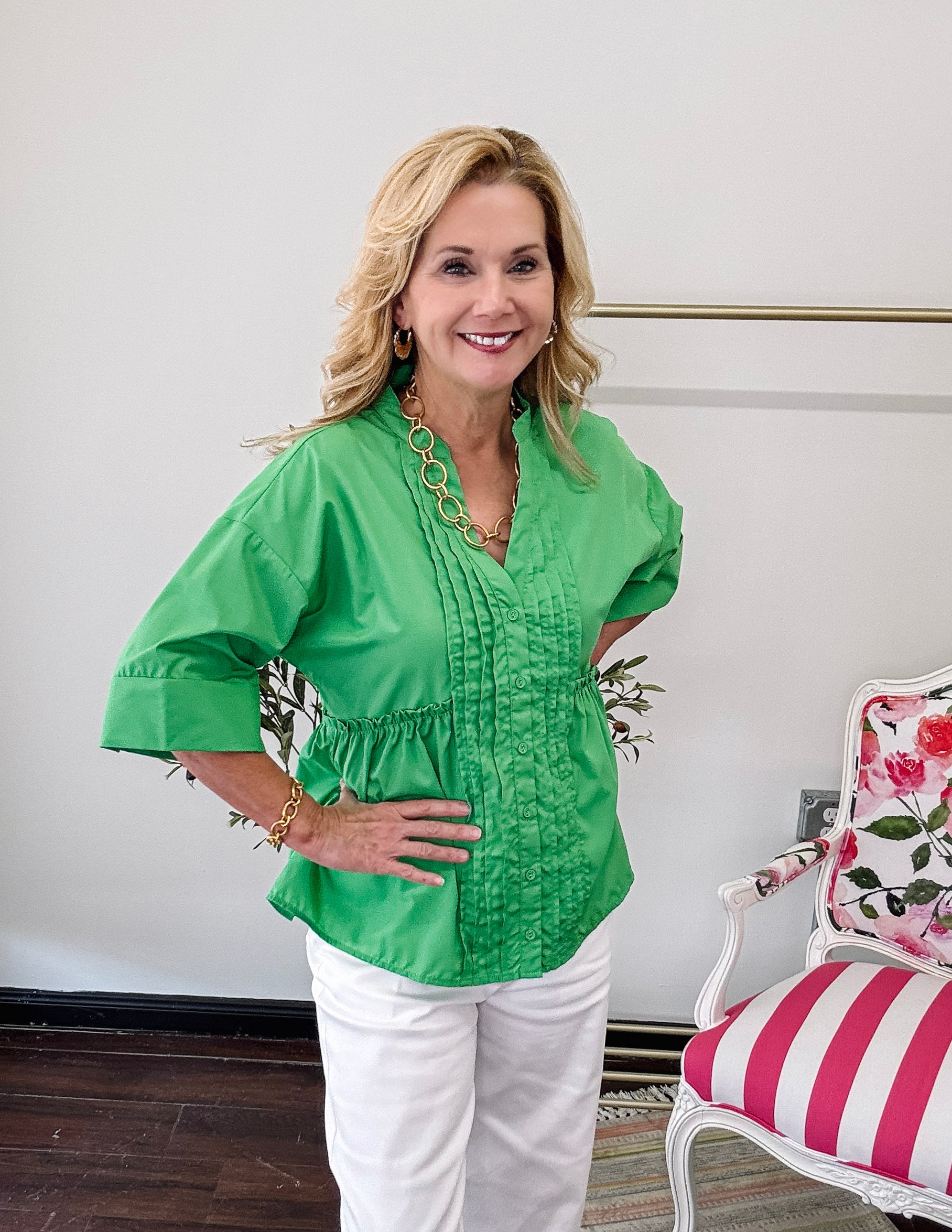 Splendid Summer Green Top