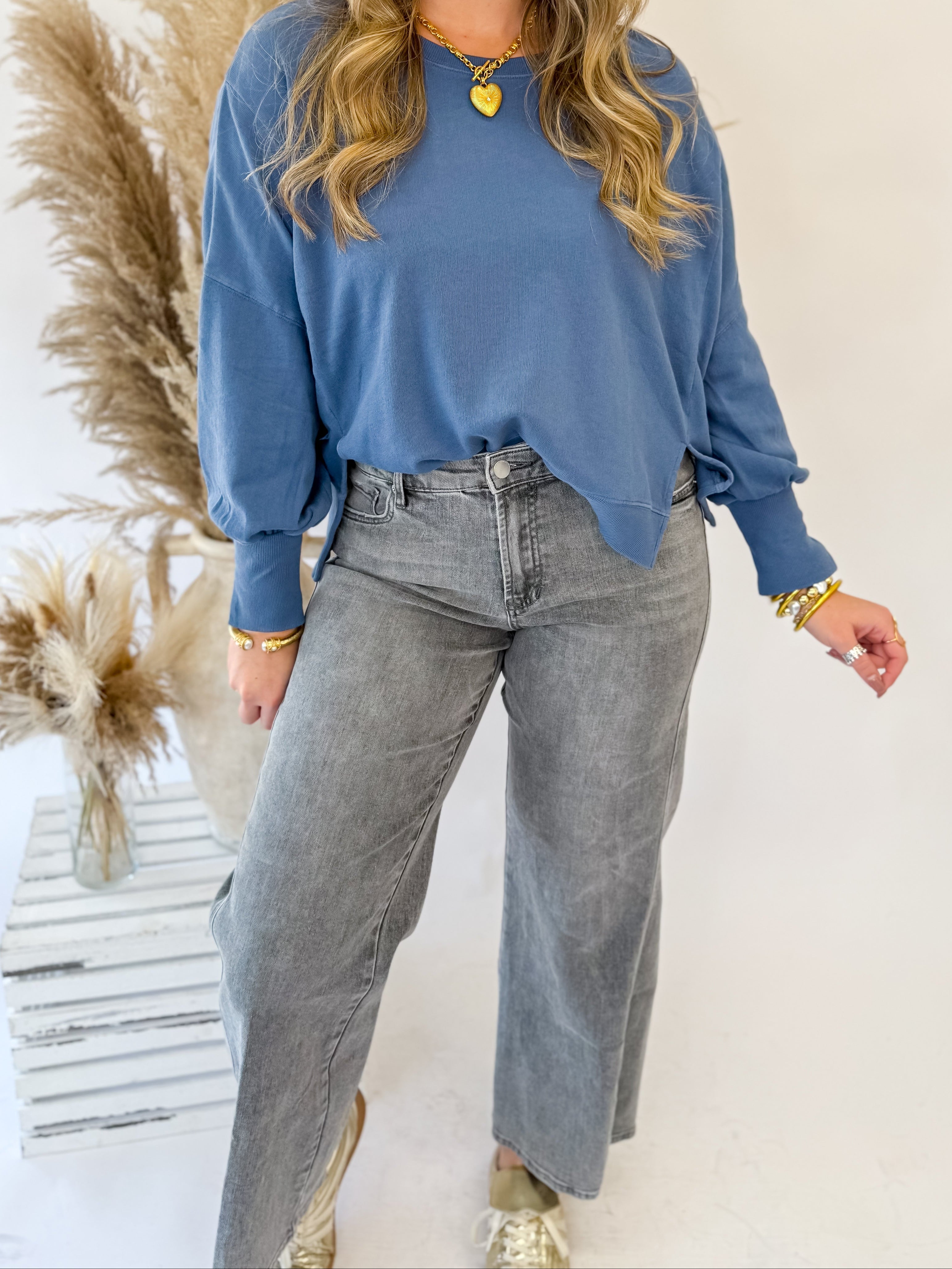 [Dear John] Trenton Sweater- Vintage Indigo