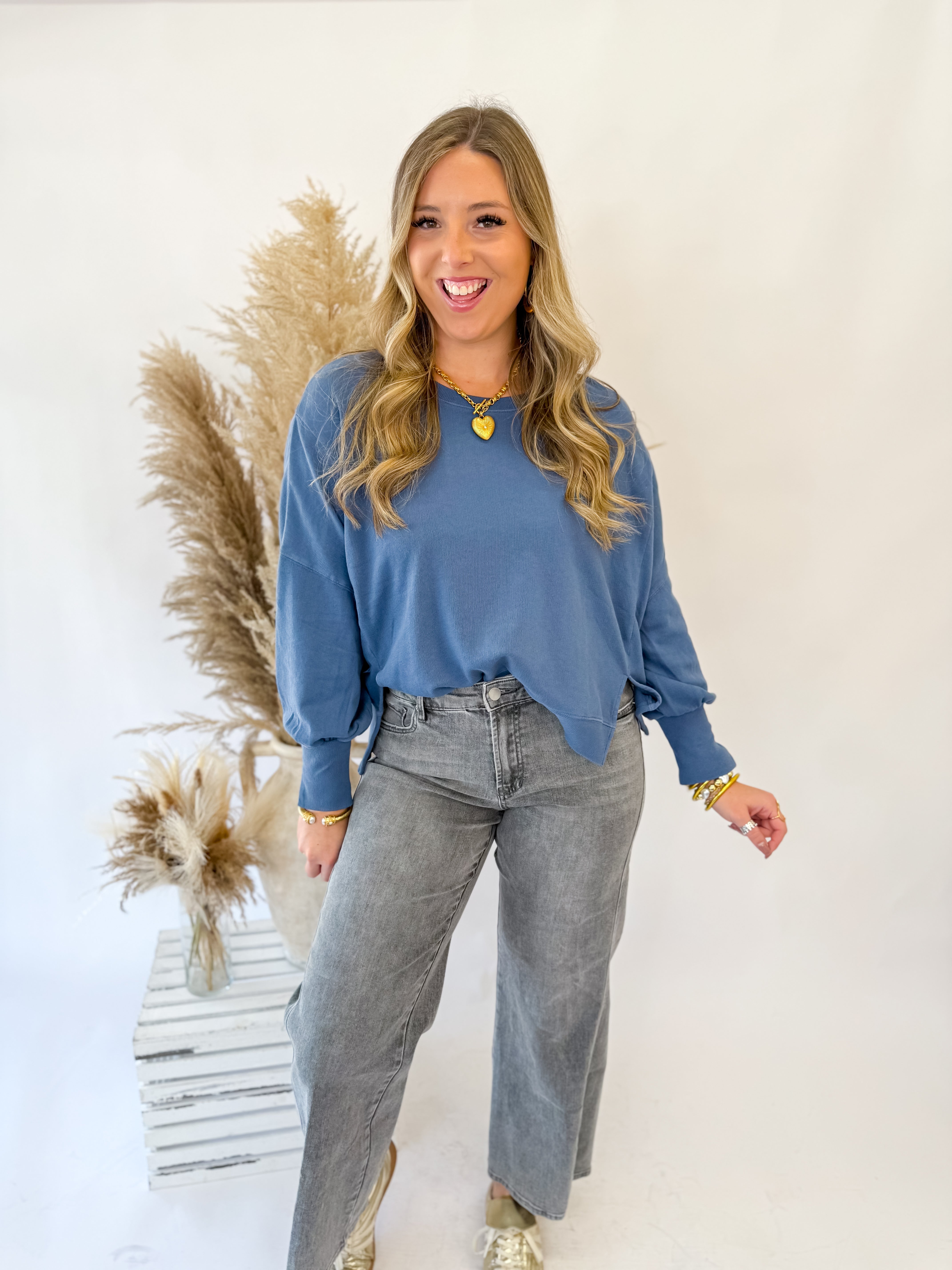 [Dear John] Trenton Sweater- Vintage Indigo