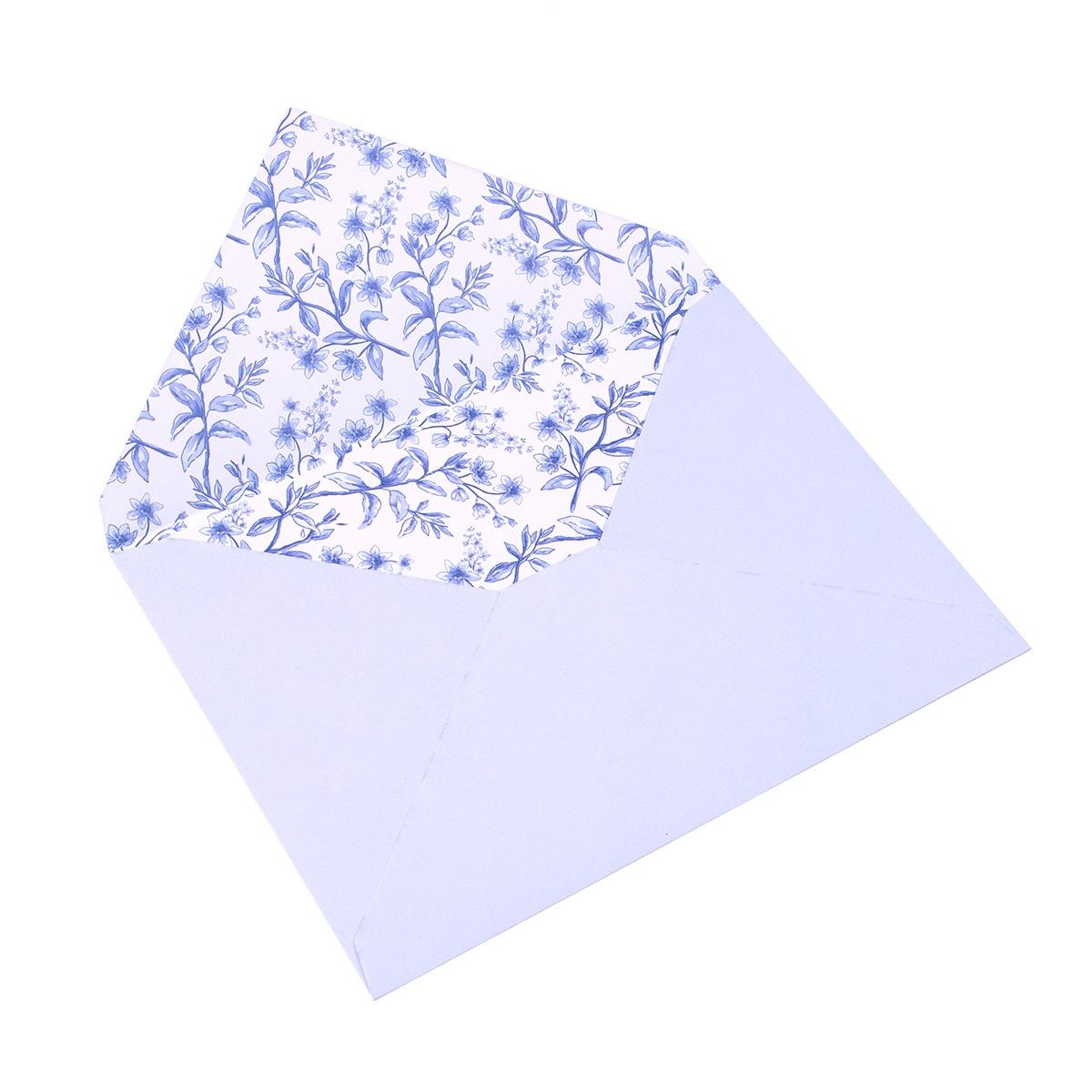 Aldridge Garden Stationery Set - Blue/White