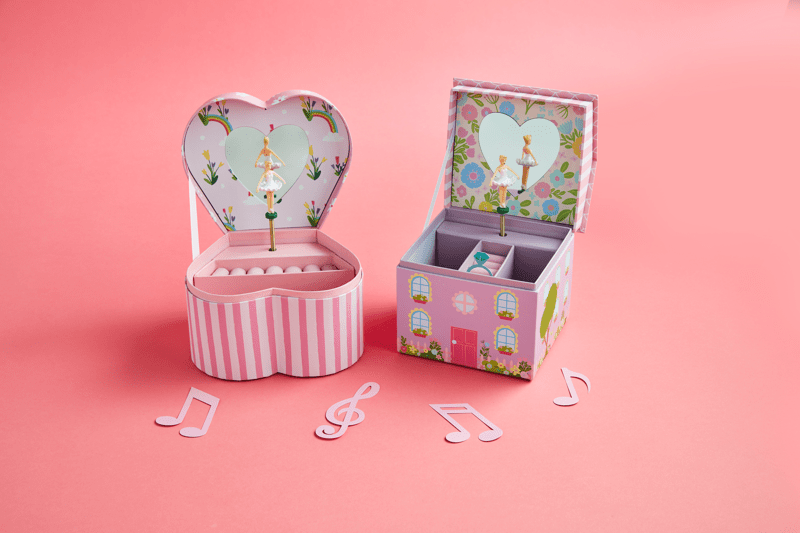 [Mud Pie] House Jewelry Music Box