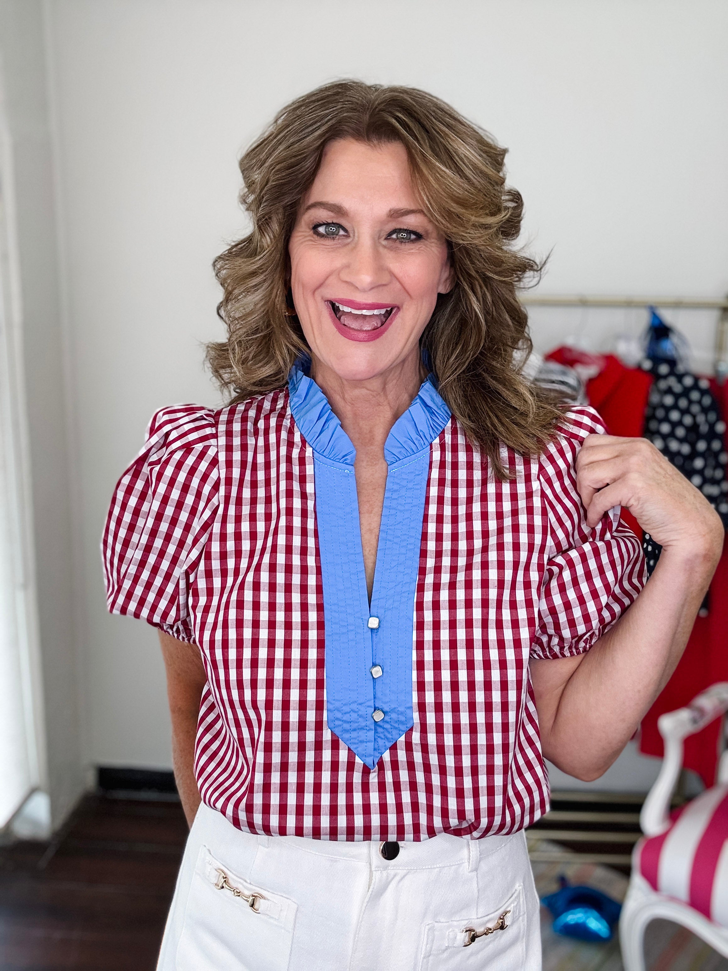 Picnic Perfect Top-Red