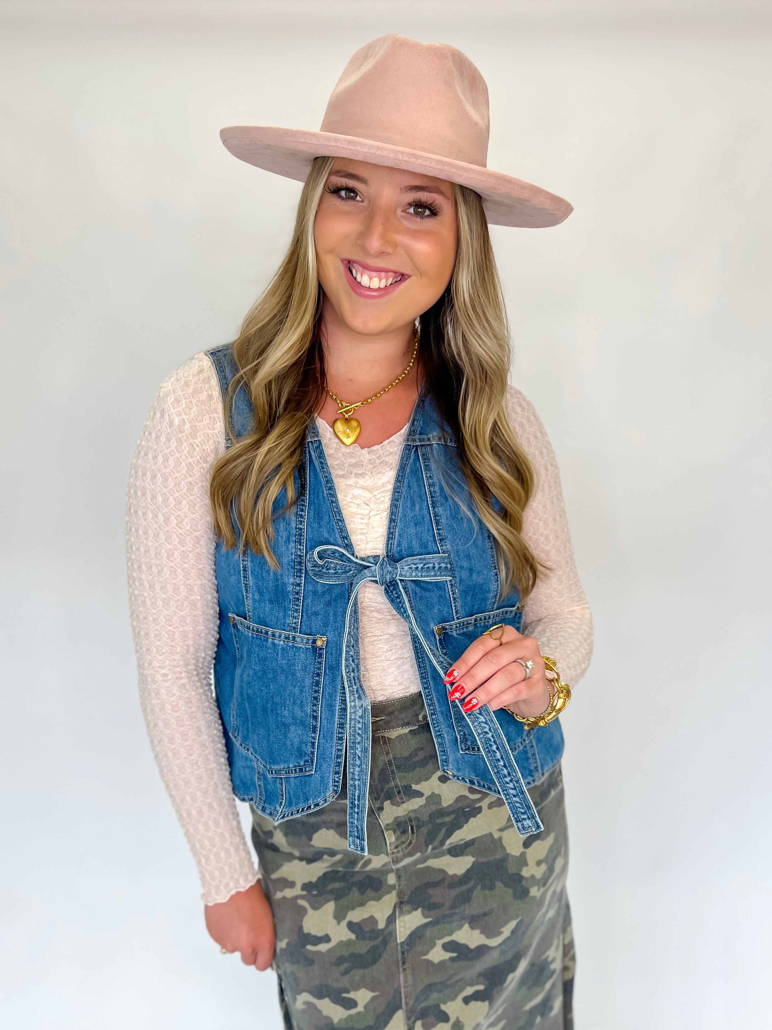 Coastal Rodeo Denim Vest