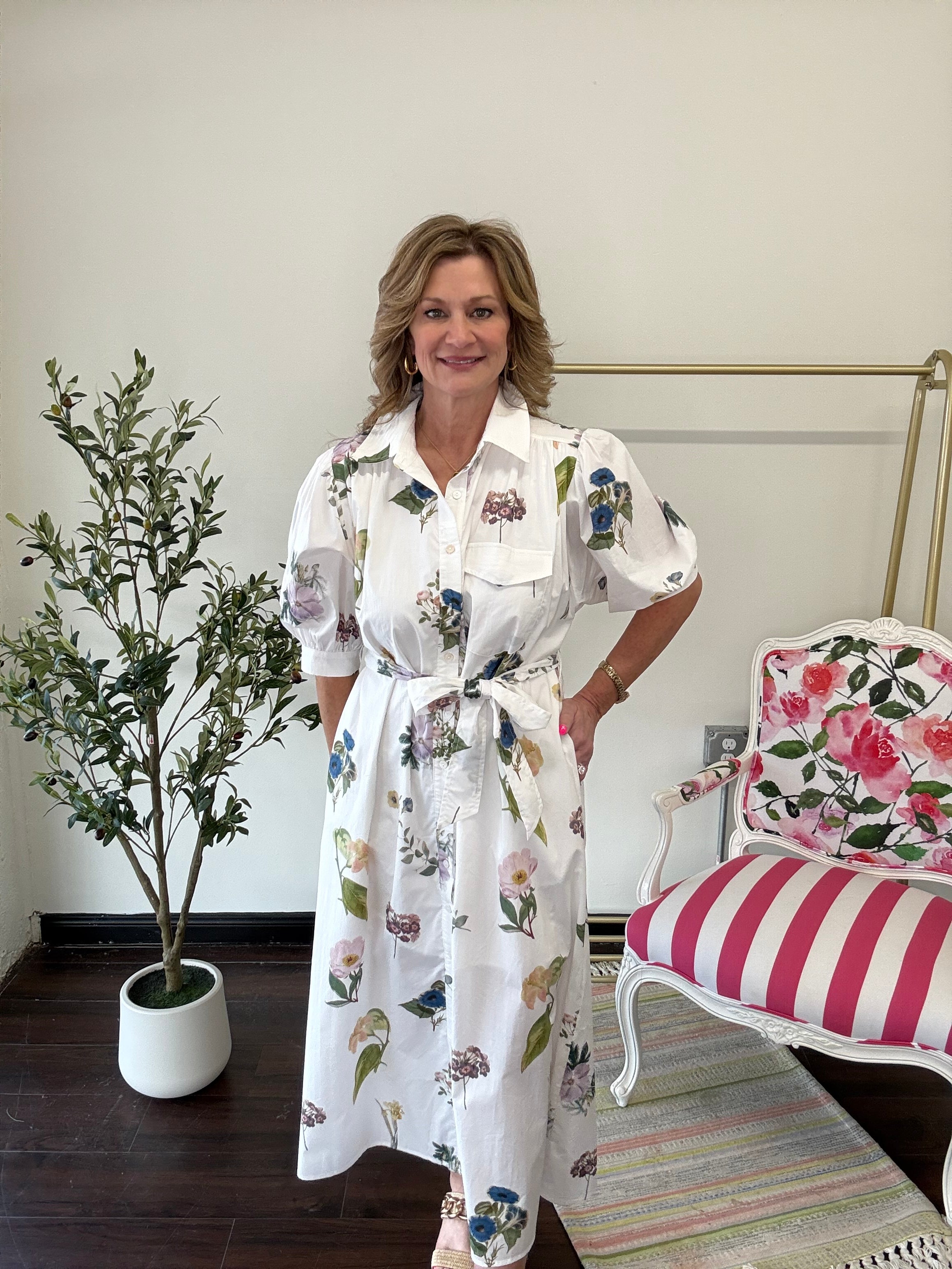 Wildflower Button Down Dress