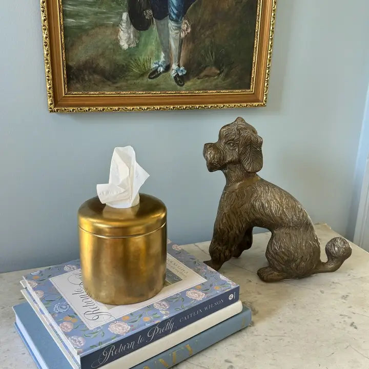 The Coco Tissue Vessel - Matte Gold