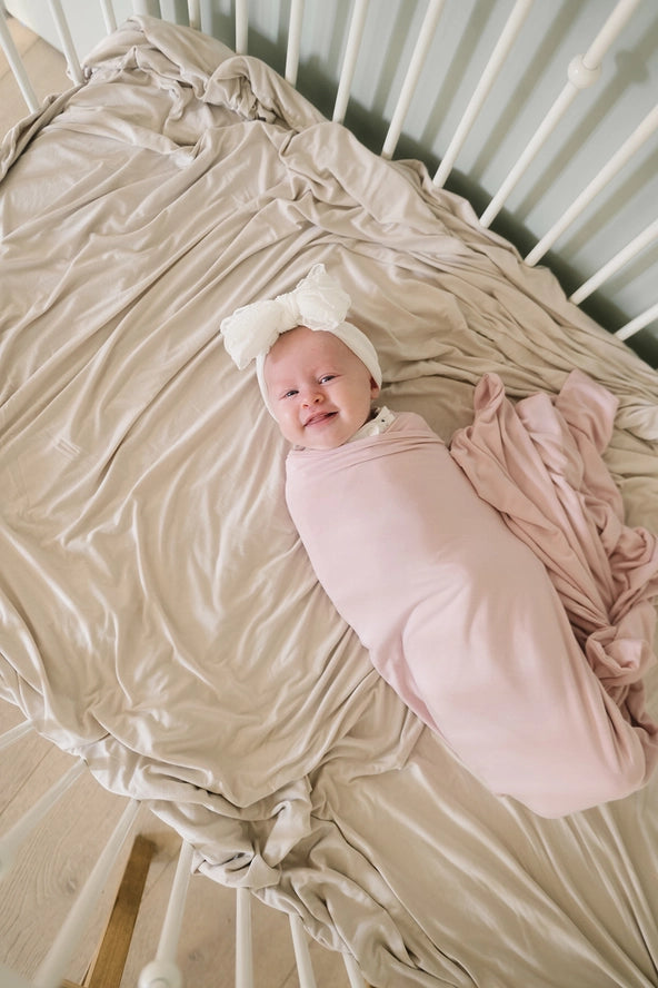 [Wuvvy] Bamboo Blanket-Blush-Small