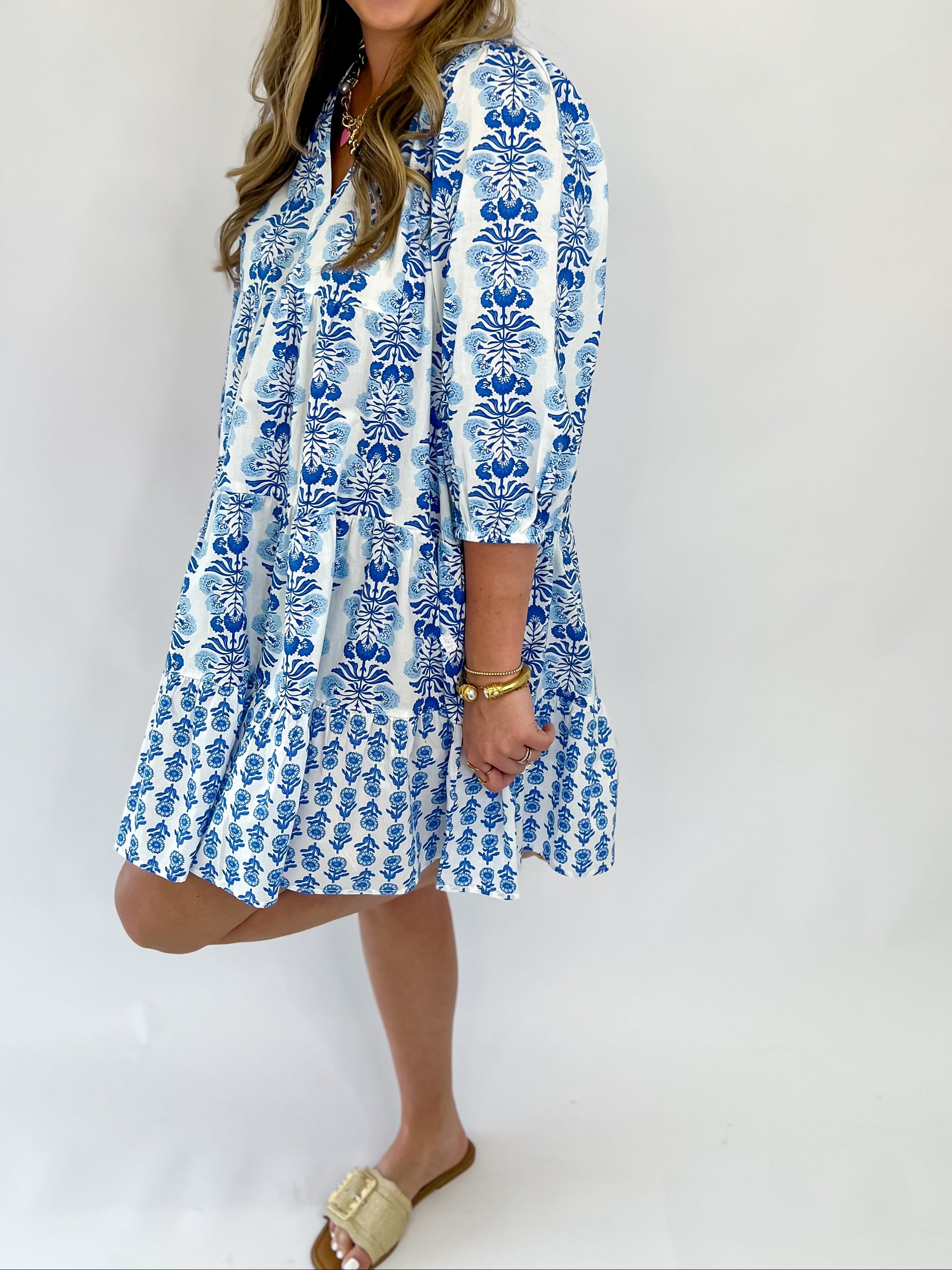 Pace Tunic Dress - Blue