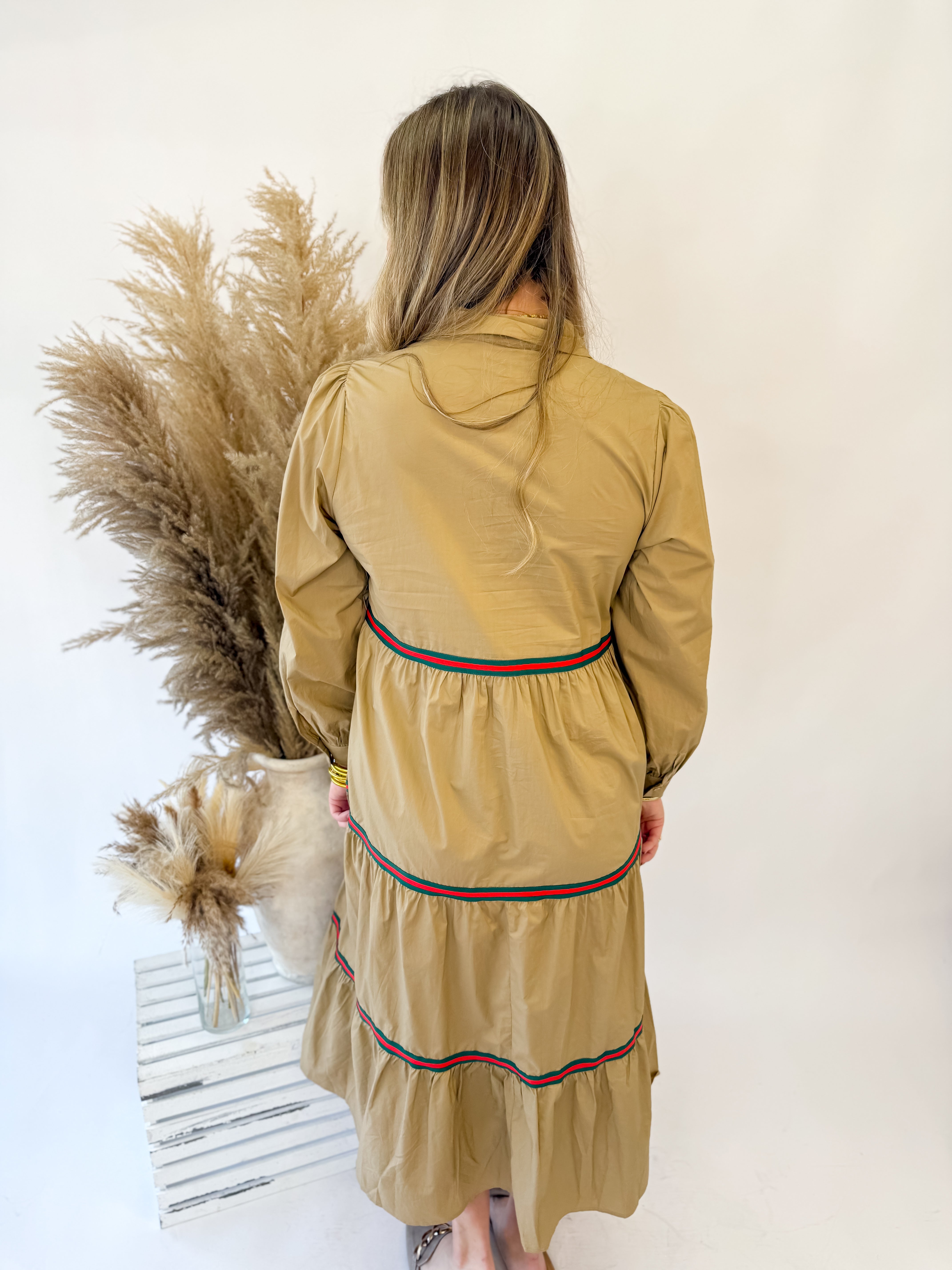 Hunt Club Tiered Midi Dress