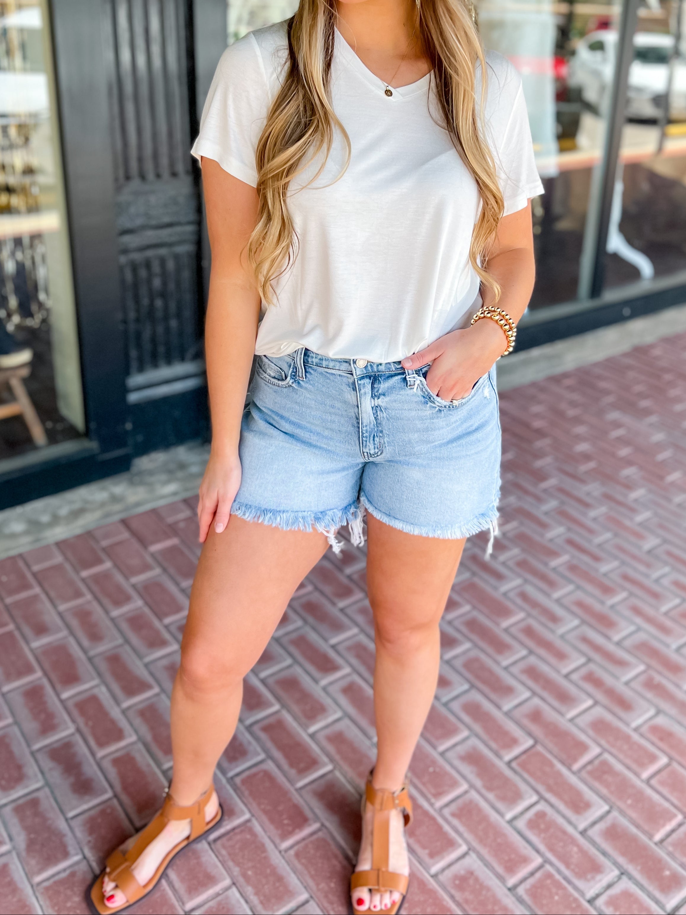 [Jess Lea] Basic Tee-Ivory