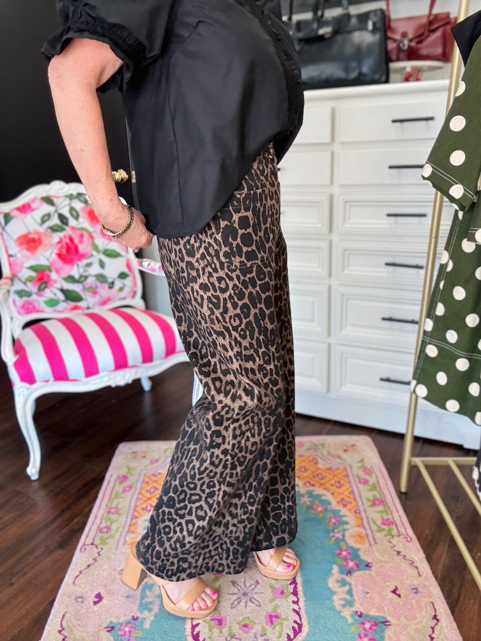 The Wild Side Pant-Leopard