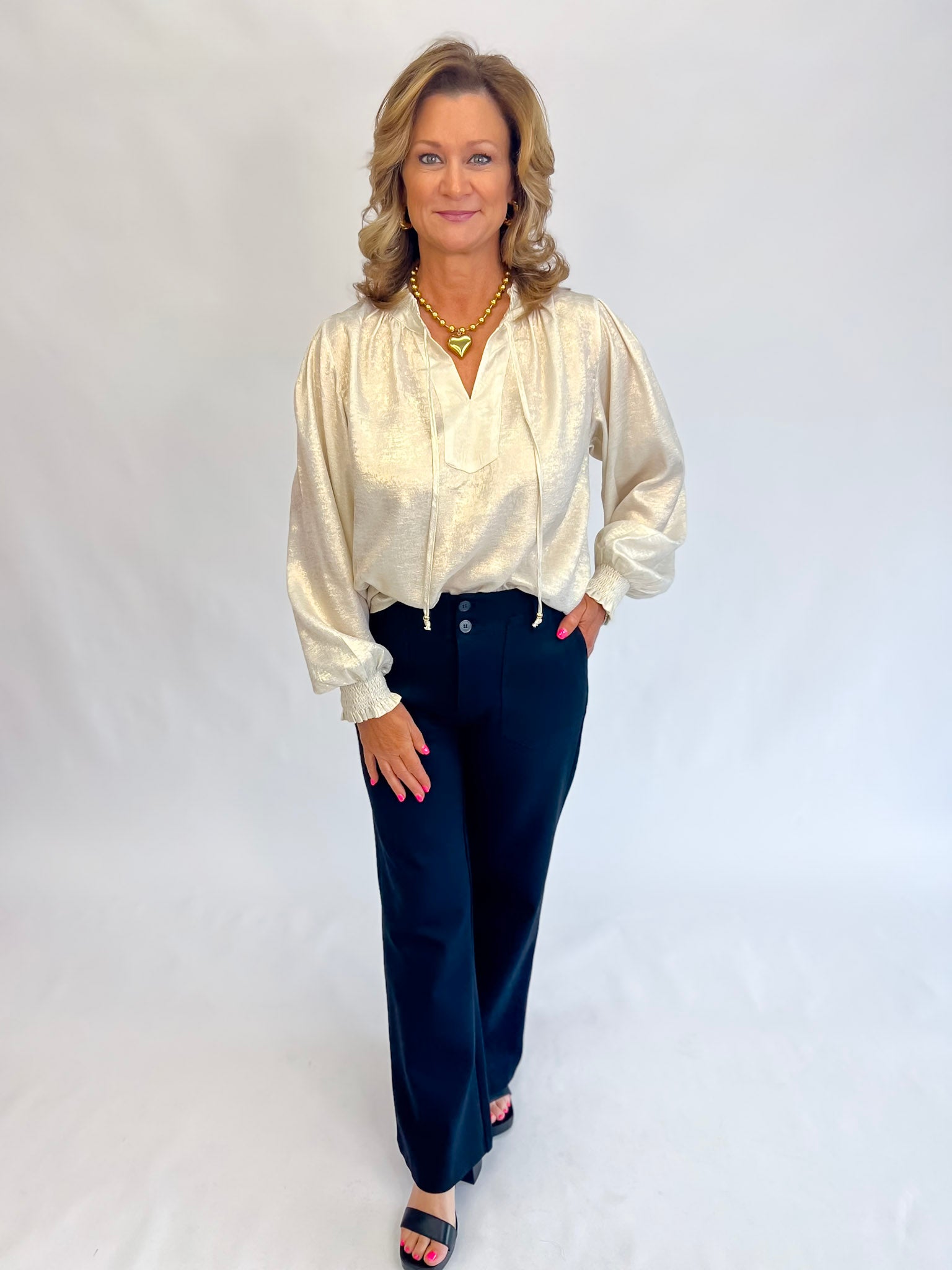 Golden Radiance Blouse