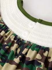 Camouflage Duck Girls Dress