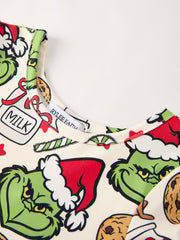 Winter Christmas Character Girls Dress