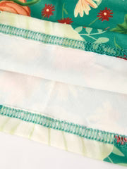 Thanksgiving Day Fall Girls Dress- Green