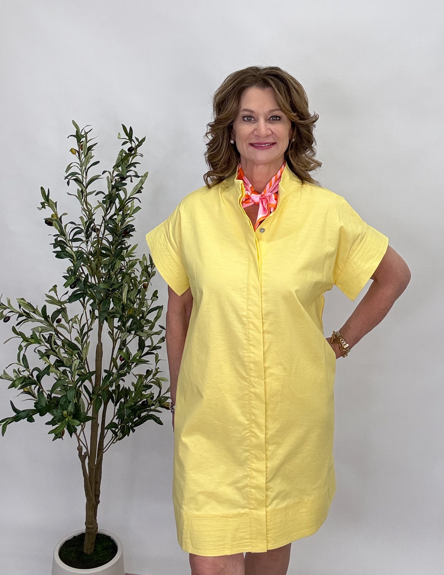 Korenna Mini Dress - Yellow