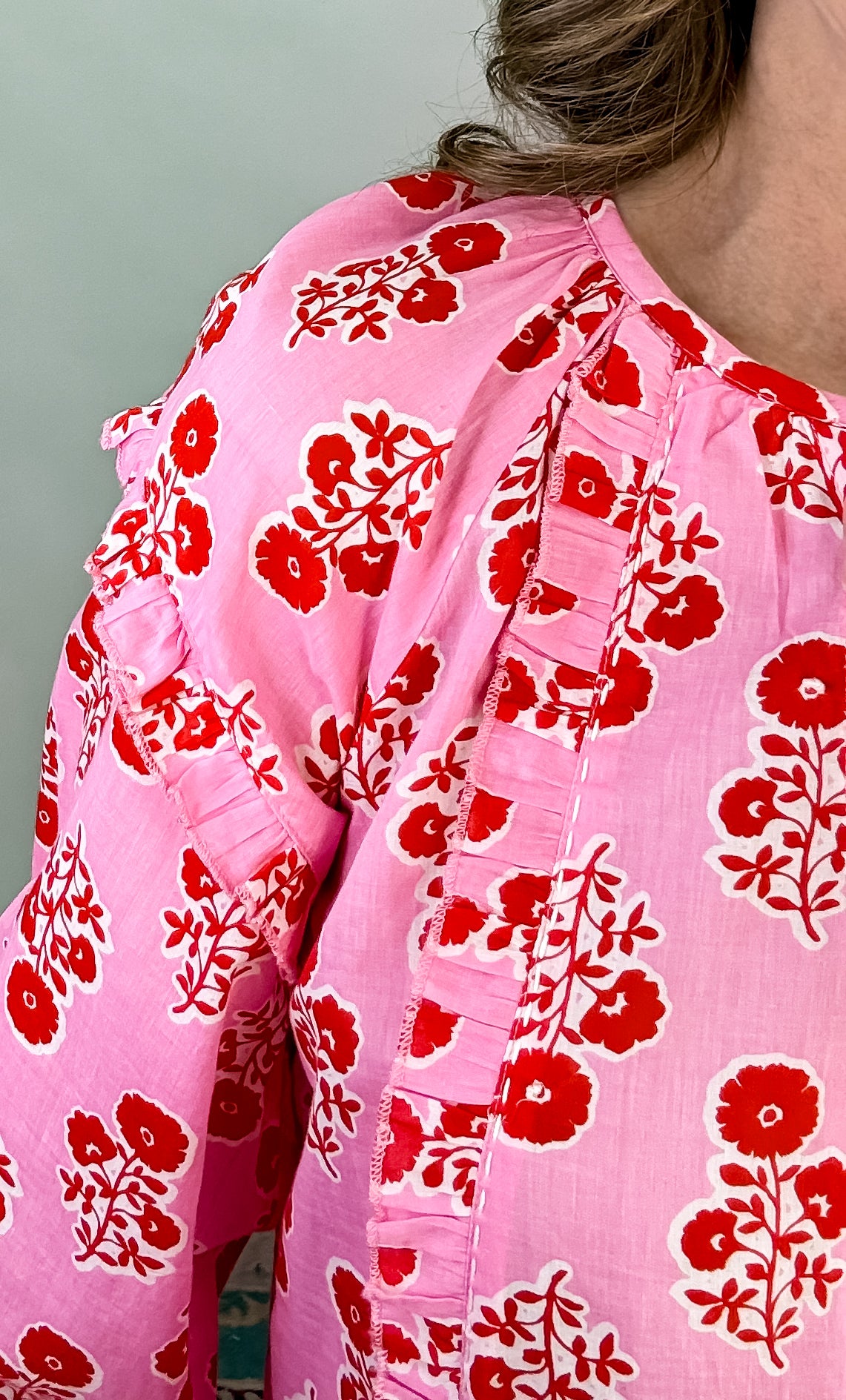 Shawna Tunic Dress- Pink