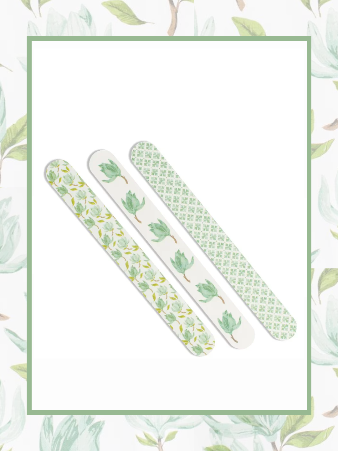 Audrey Nail Files Light Green - Set of 3