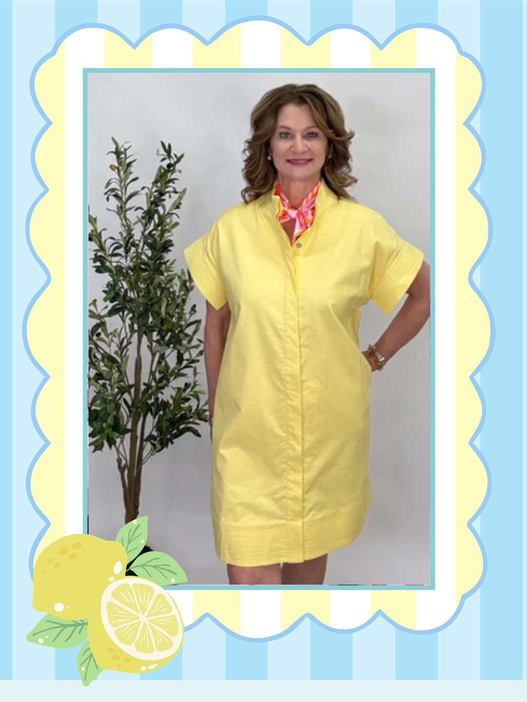 Korenna Mini Dress - Yellow