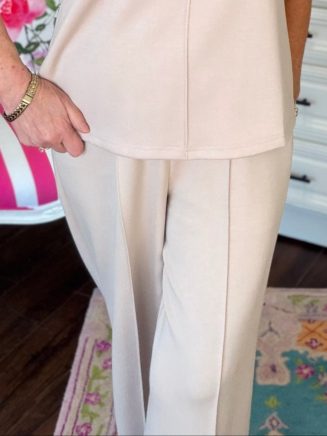 The Classic Trouser - Almond