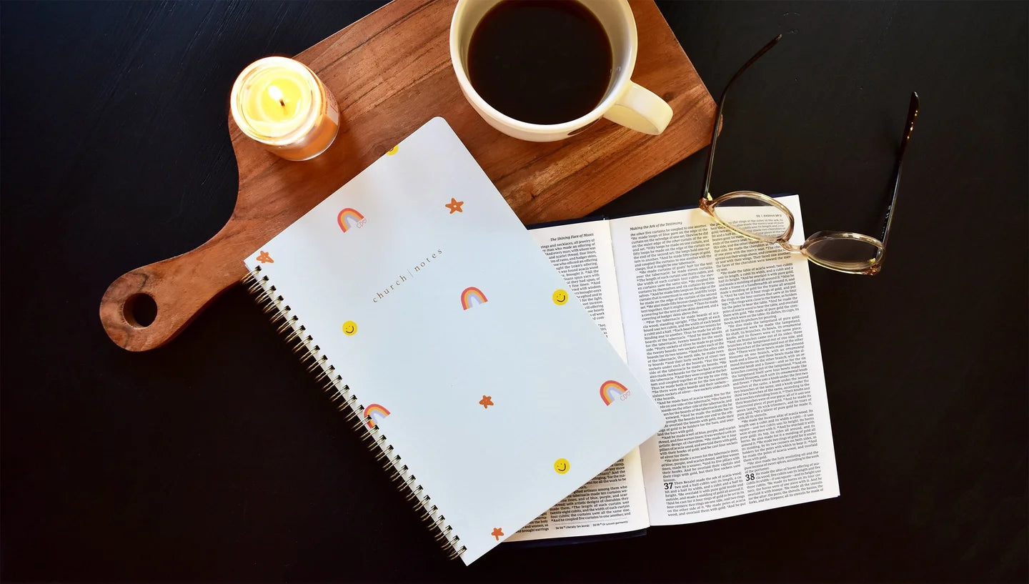 Church Notes Happy Icons Notebook - Callie Danielle x Church Notes Co.