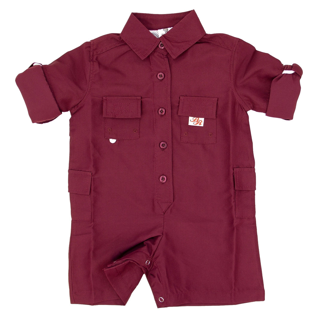 Bull Red Fishing-Infant-Burgundy