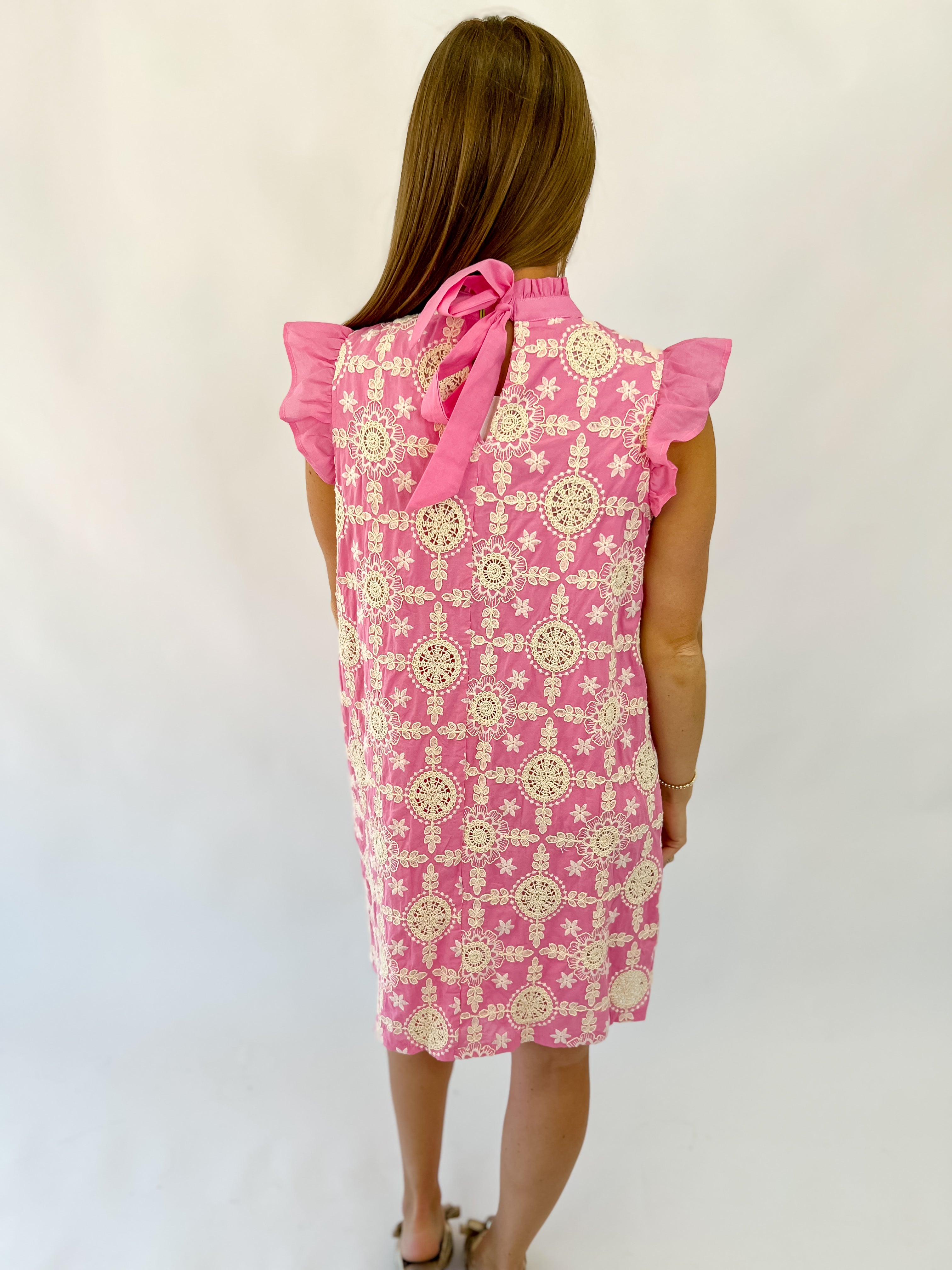 Sweet Lily Dress-Pink