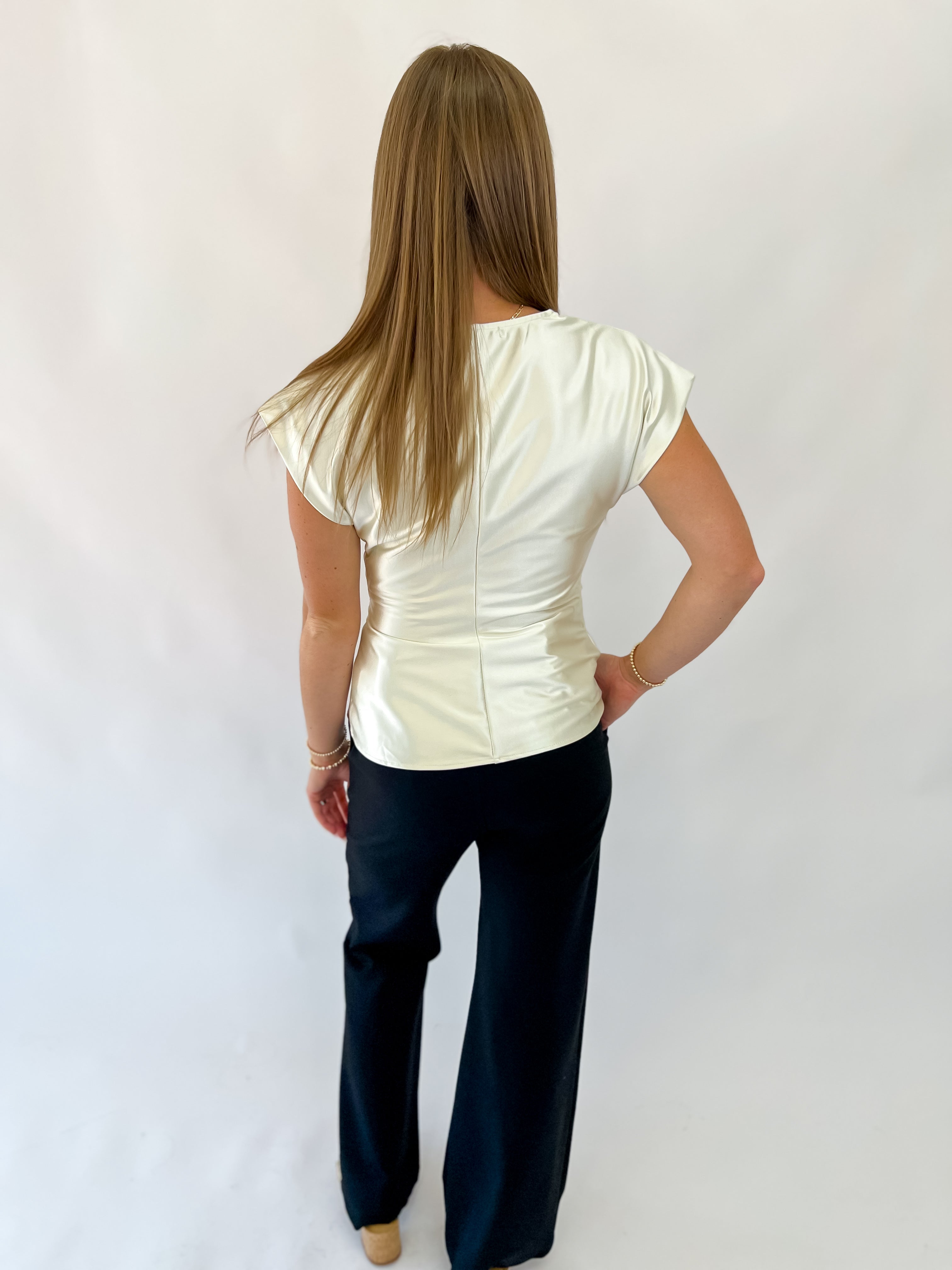 The Valencia Blouse - Ivory
