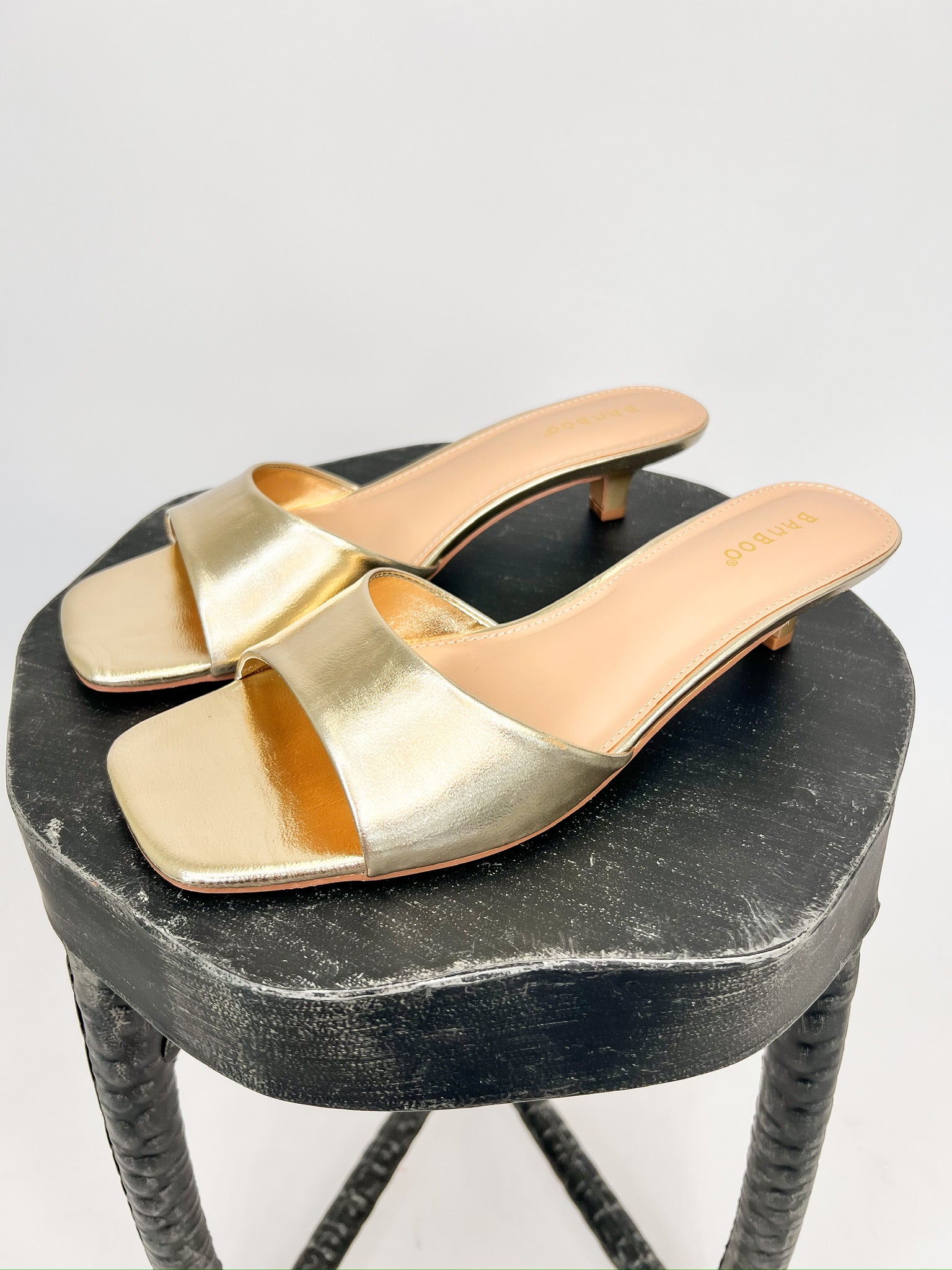 Brat-09 Slide Heel - Gold