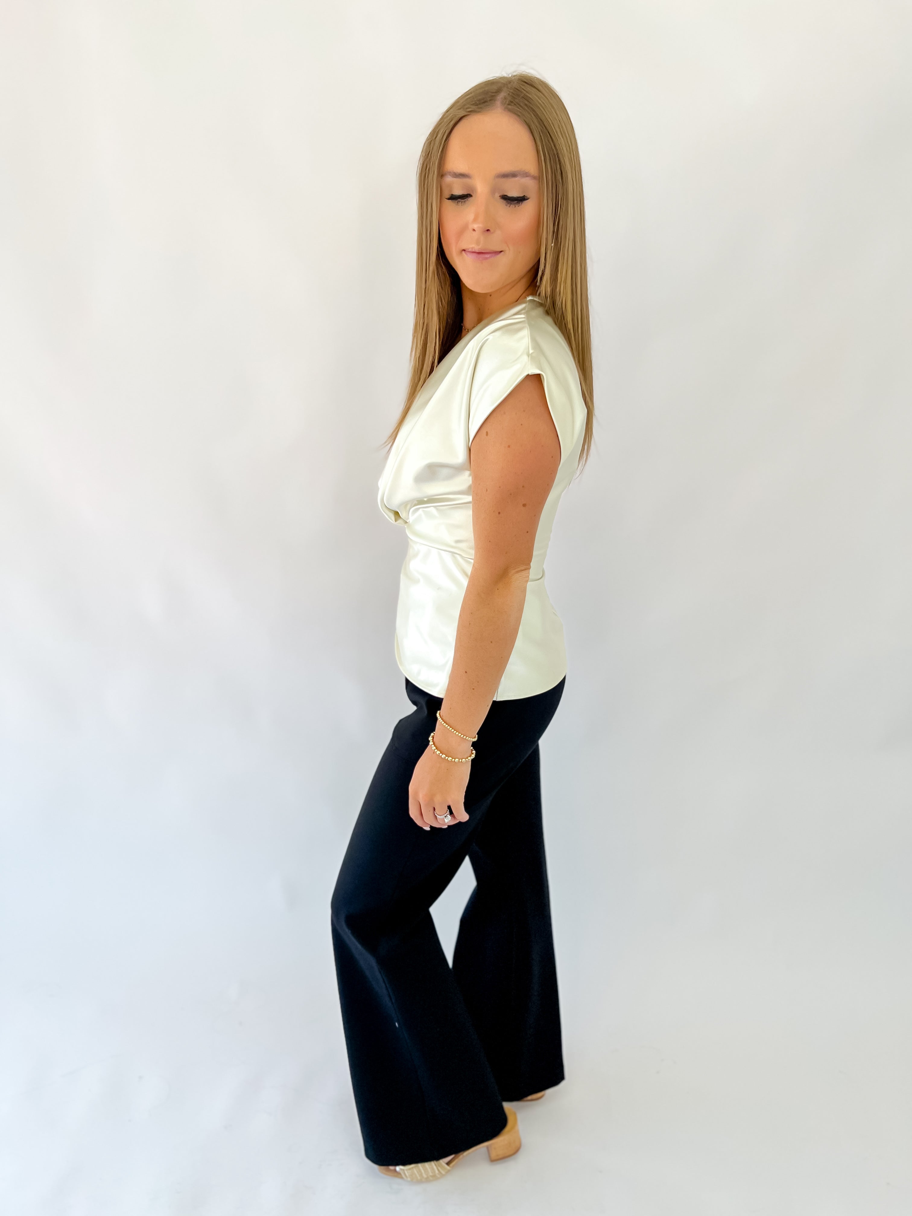 The Valencia Blouse - Ivory